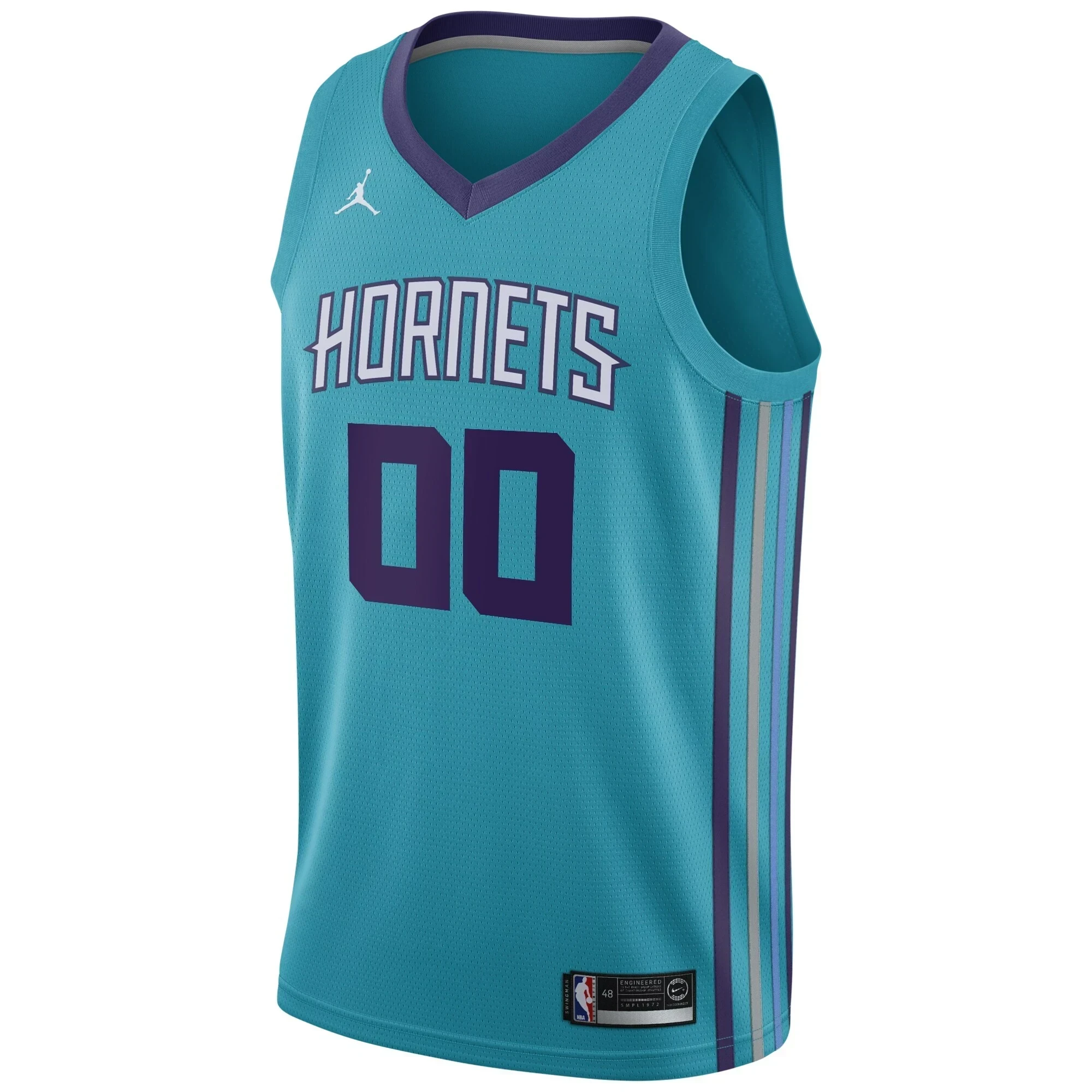 Charlotte Hornets Swingman Custom Teal Icon Edition NBA Jersey Men's
