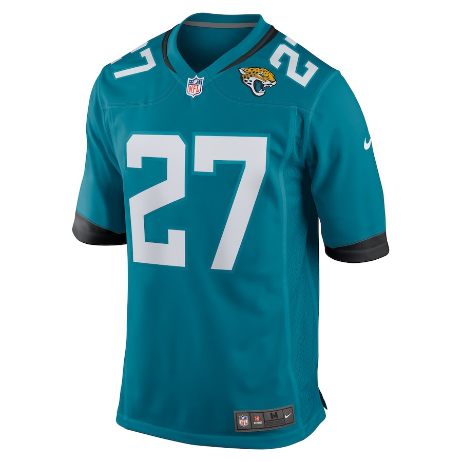 Amani Oruwariye 27 Jacksonville Jaguars Game Teal NFL Jersey Men's