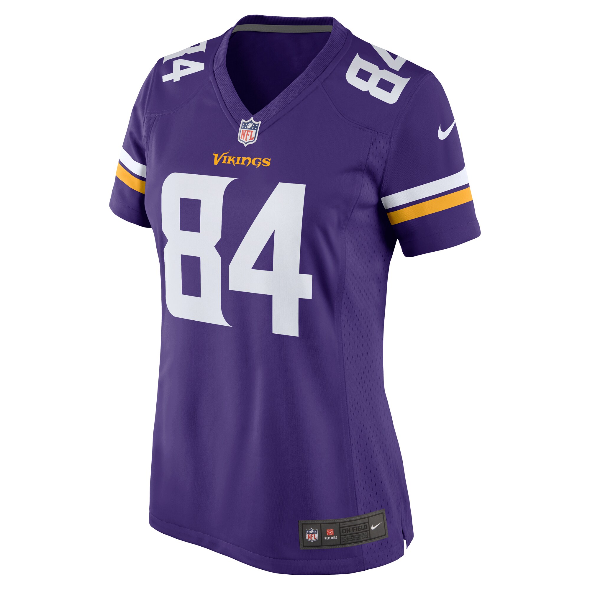 Minnesota Vikings Josh Oliver Purple Game Player NFL Jersey Women's