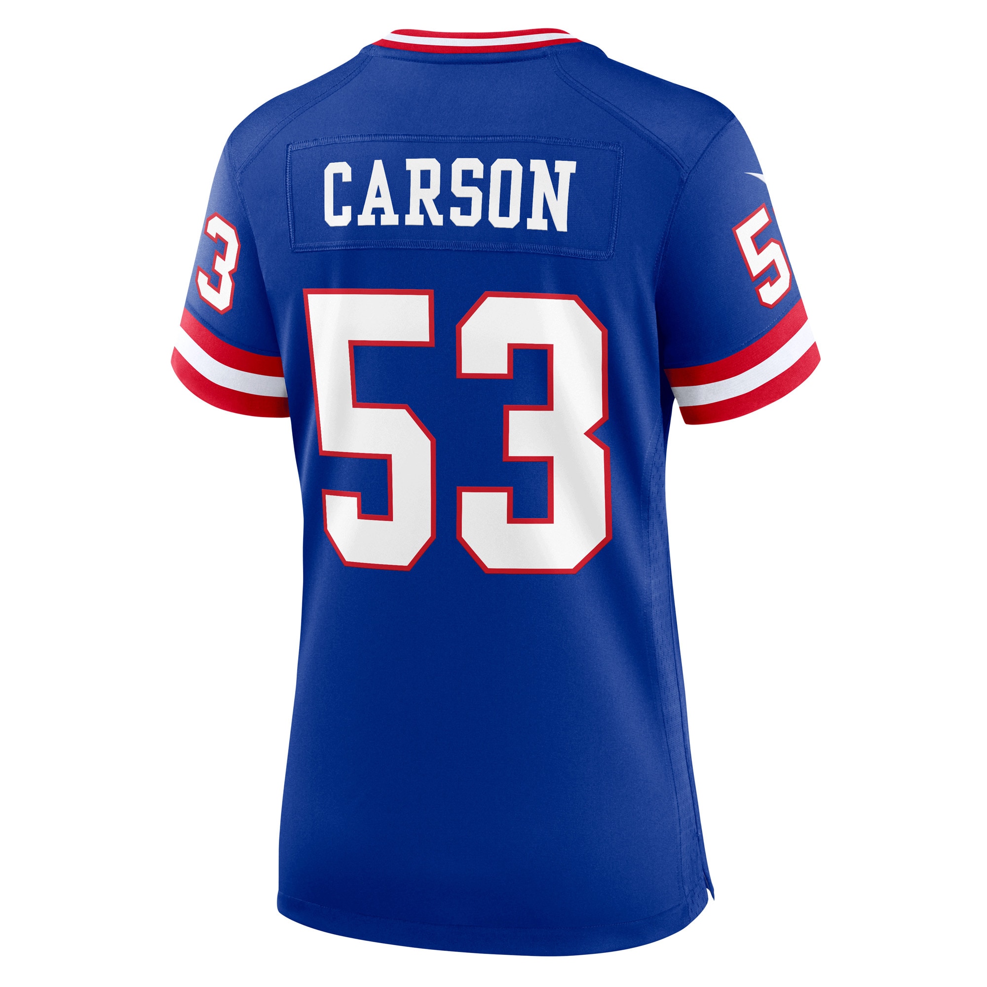 New York Giants Harry Carson Royal Classic Retired Player Game NFL Jersey Women's