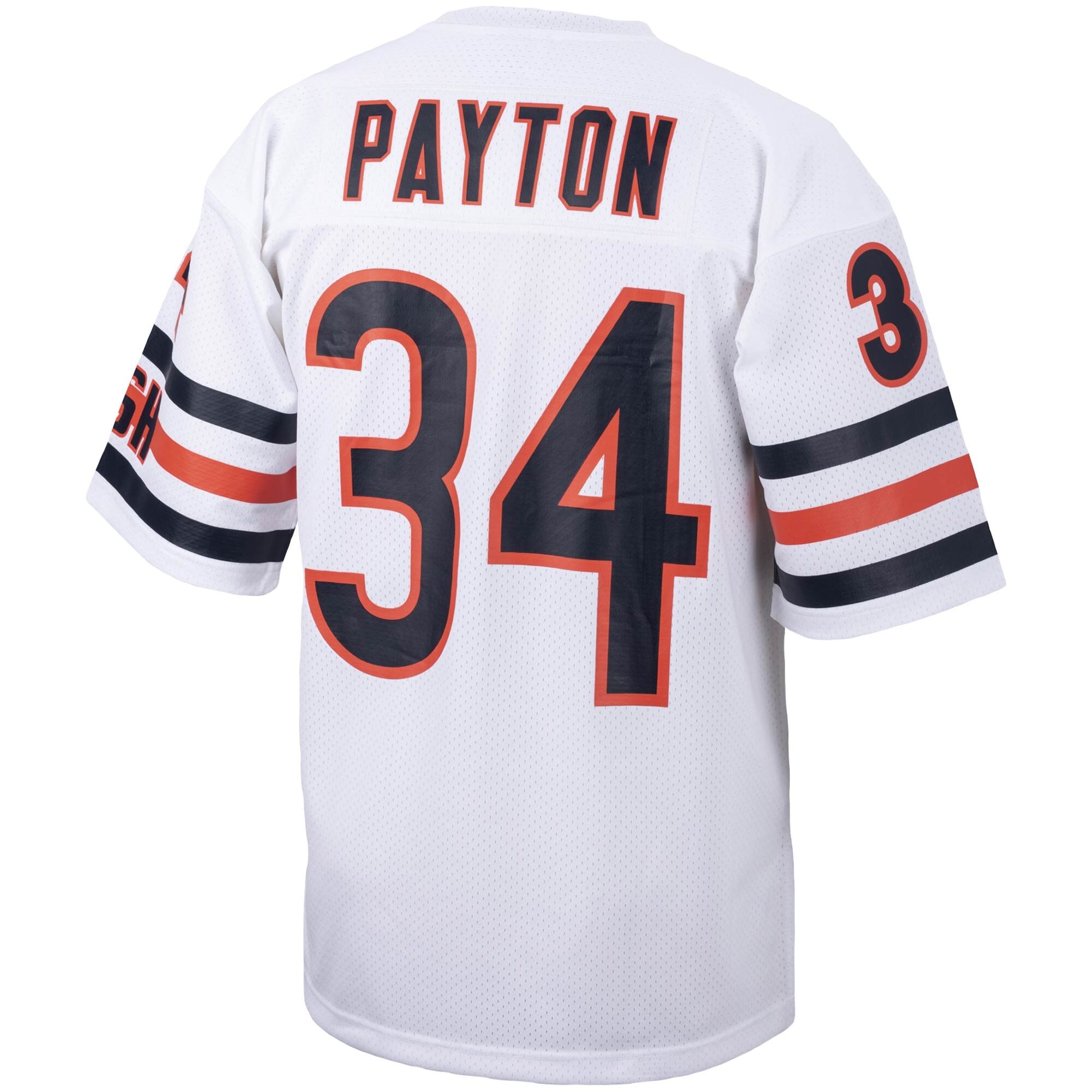 Chicago Bears Walter Payton Mitchell Ness White Big Tall 1985 Retired Player NFL Jersey Men's