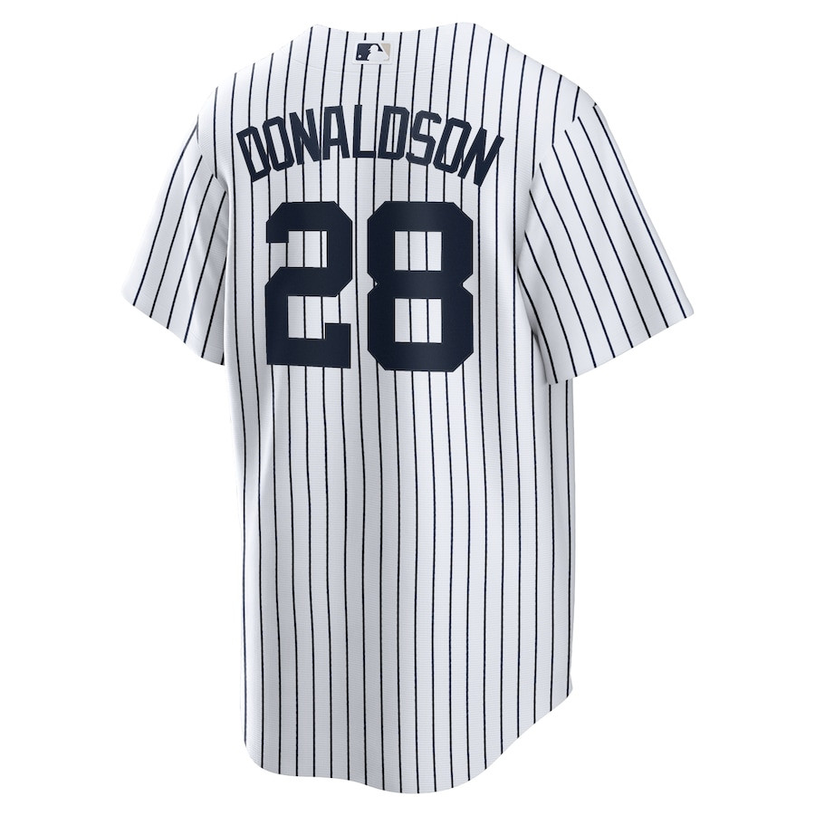 Josh Donaldson 28 New York Yankees Home White MLB Jersey Men's