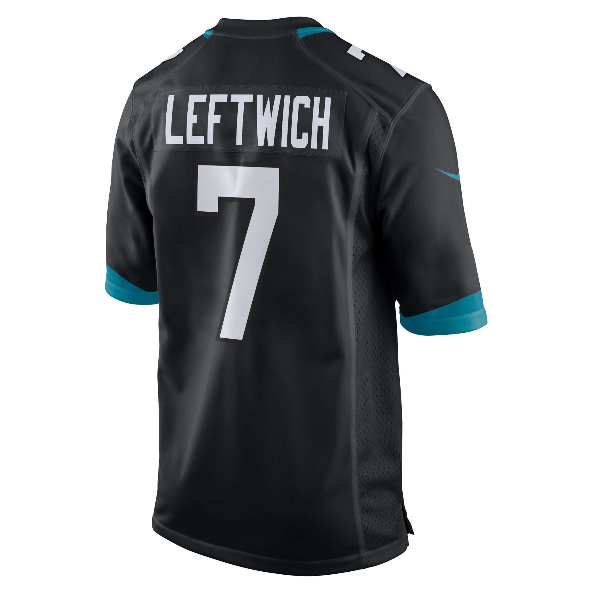Jacksonville Jaguars Byron Leftwich Black Alternate Retired Player Game NFL Jersey Men's