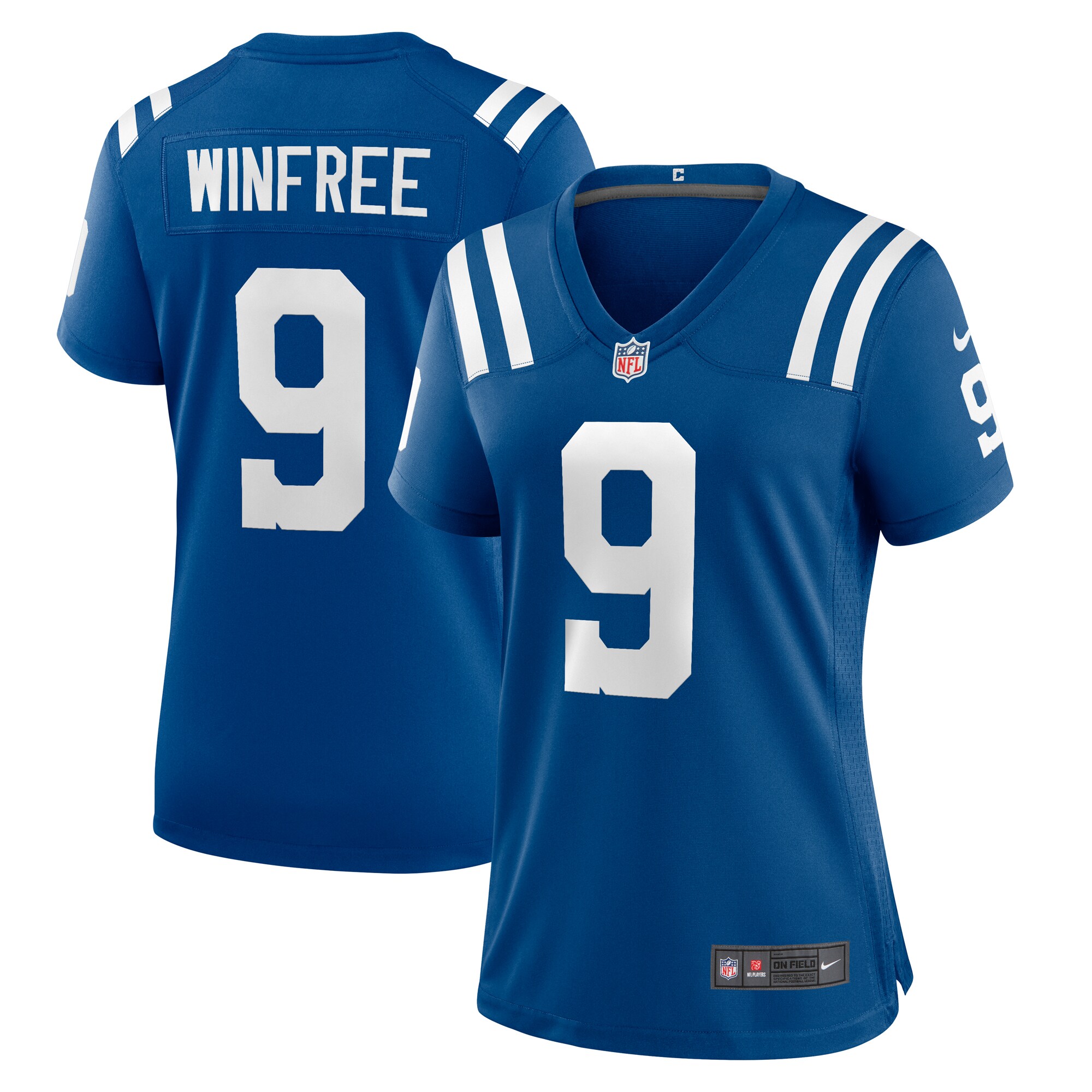 Indianapolis Colts Juwann Winfree Royal Team Game NFL Jersey Women's
