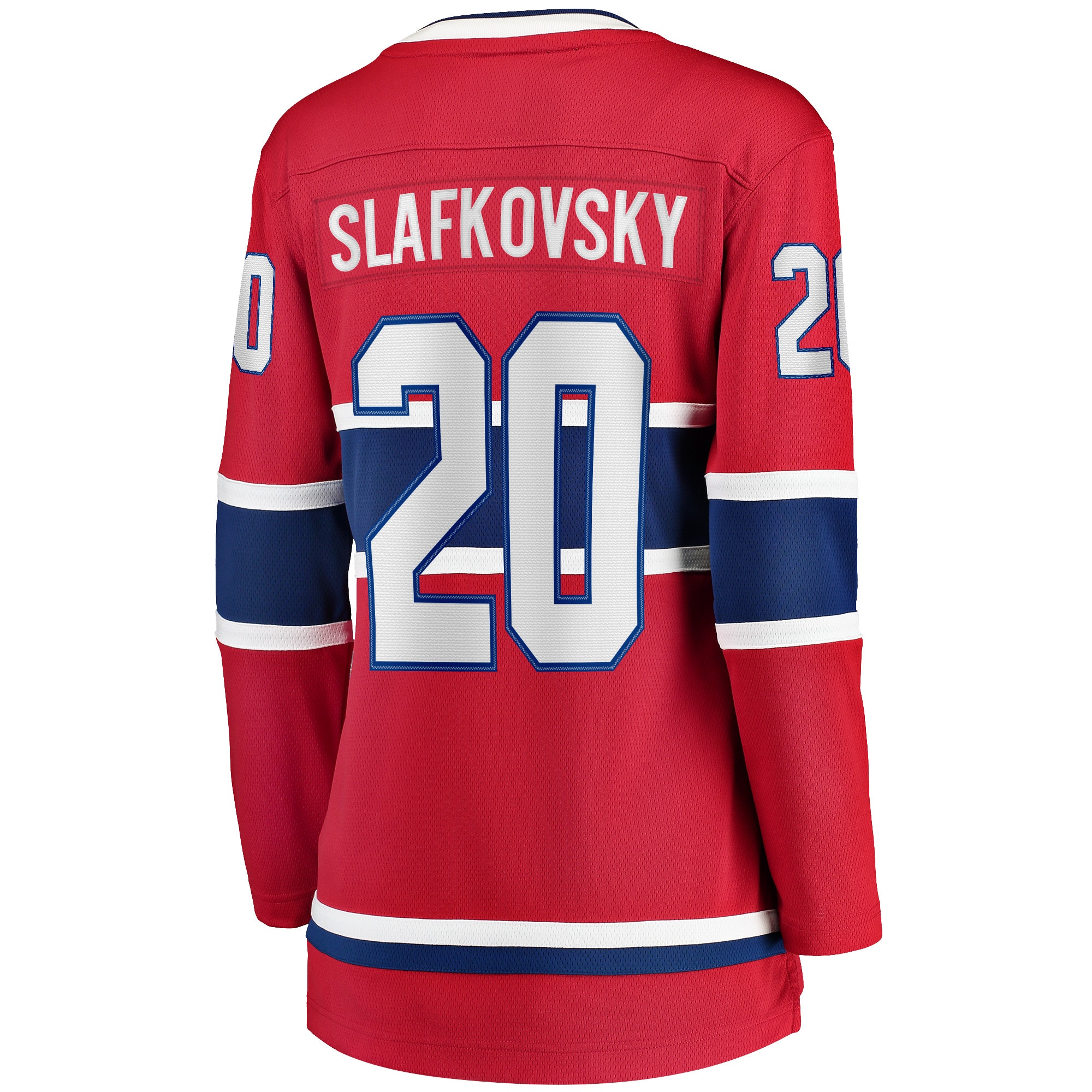 Montreal Canadiens Juraj Slafkovsky Red Home Premier Breakaway Player NHL Jersey Women's