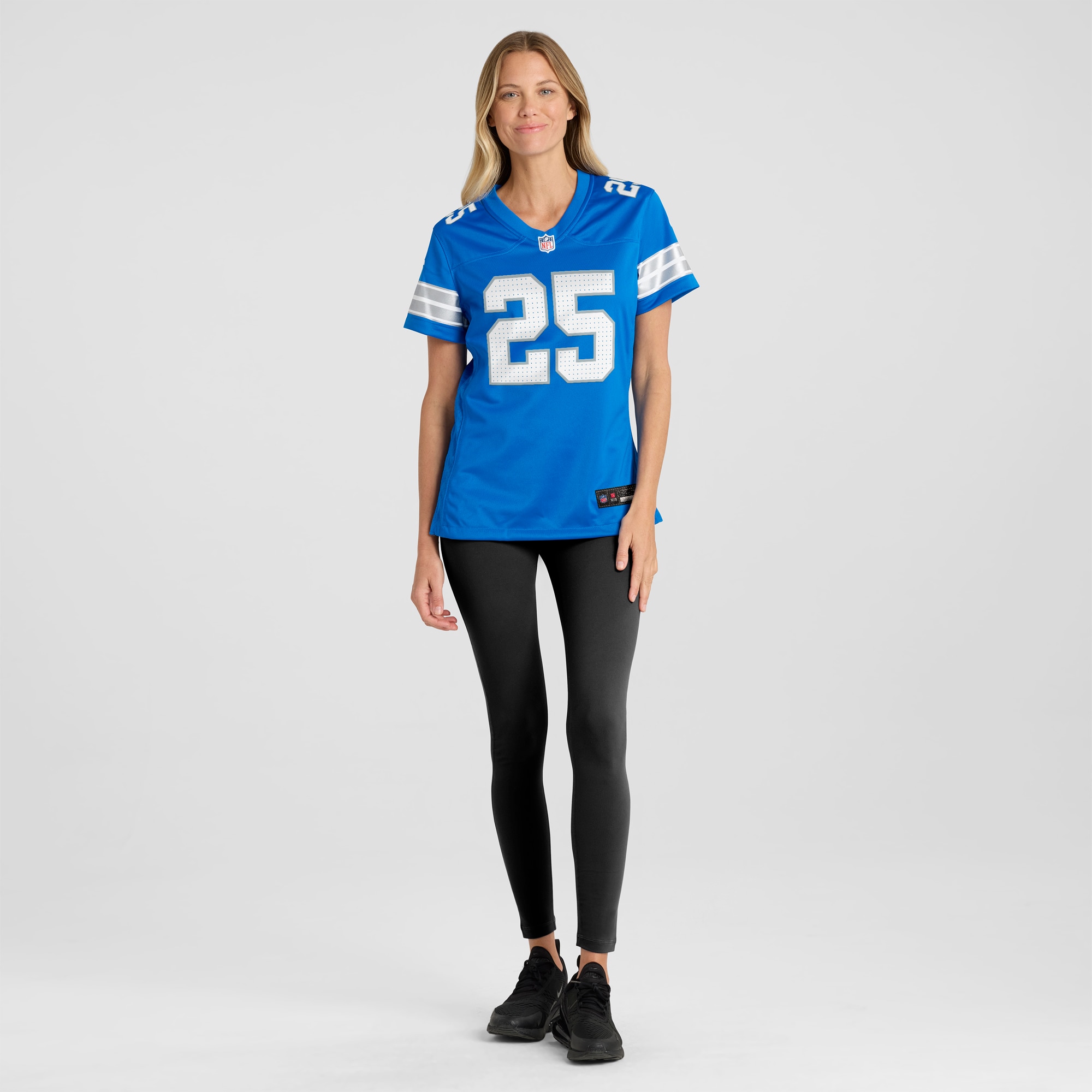 Detroit Lions Jamal Adams Blue Team Game NFL Jersey Women's