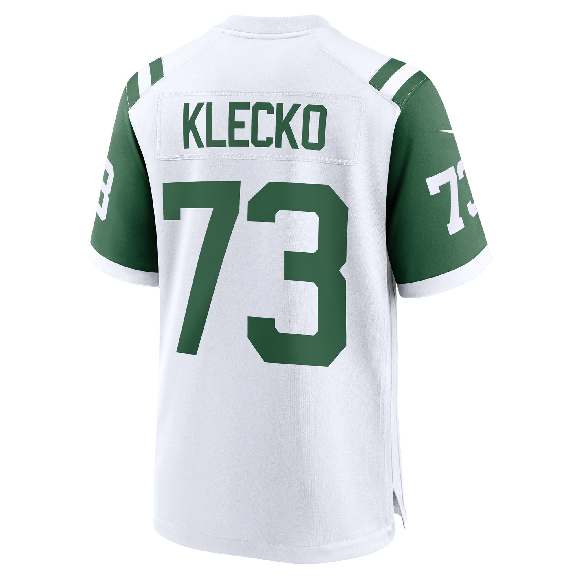 New York Jets Joe Klecko White Classic Alternate Retired Player Game NFL Jersey Men's