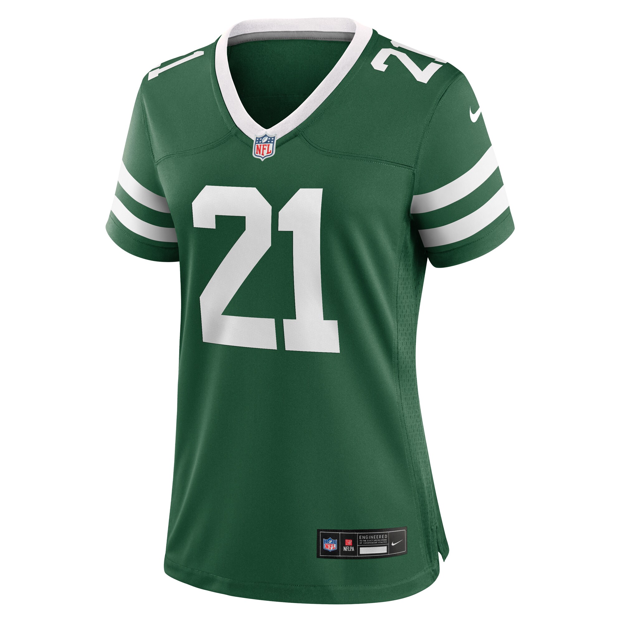 New York Jets Ashtyn Davis Legacy Green Team Game NFL Jersey Women's