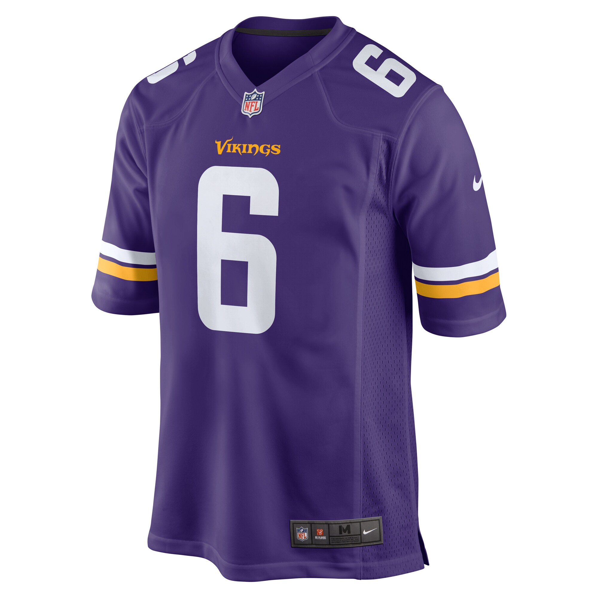 Minnesota Vikings Brian Asamoah II Purple Game NFL Jersey Men's