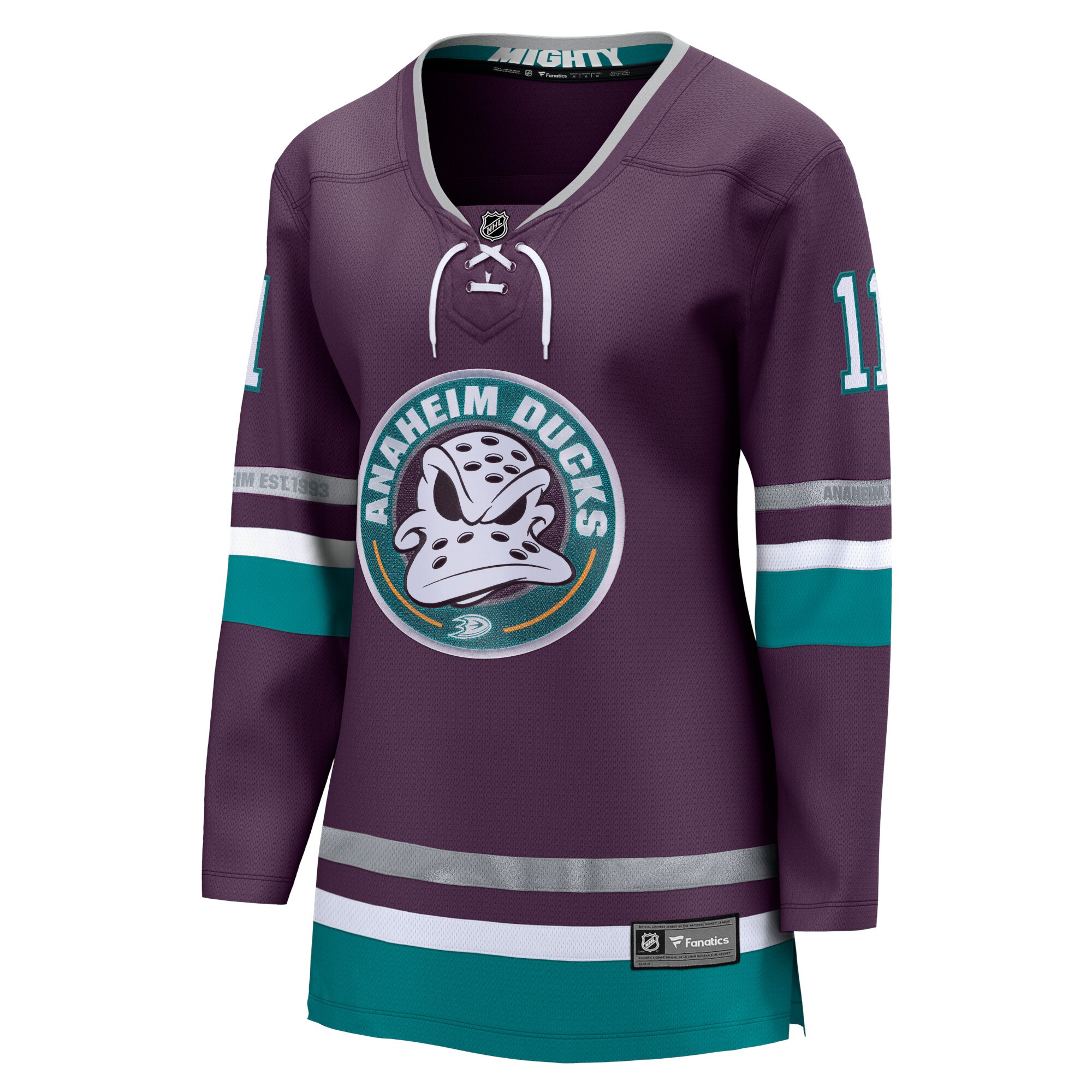 Anaheim Ducks Trevor Zegras Purple Alternate Premier Breakaway Player NHL Jersey Women's