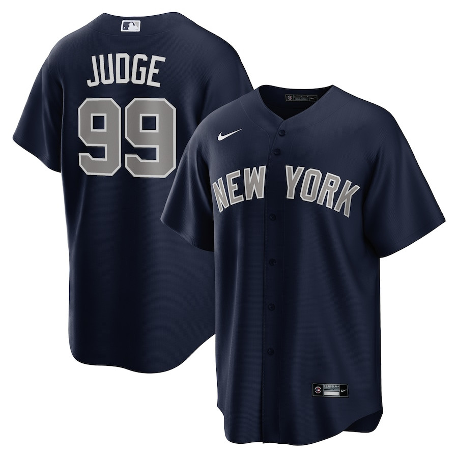 Aaron Judge 99 New York Yankees Alternate Navy MLB Jersey Men's