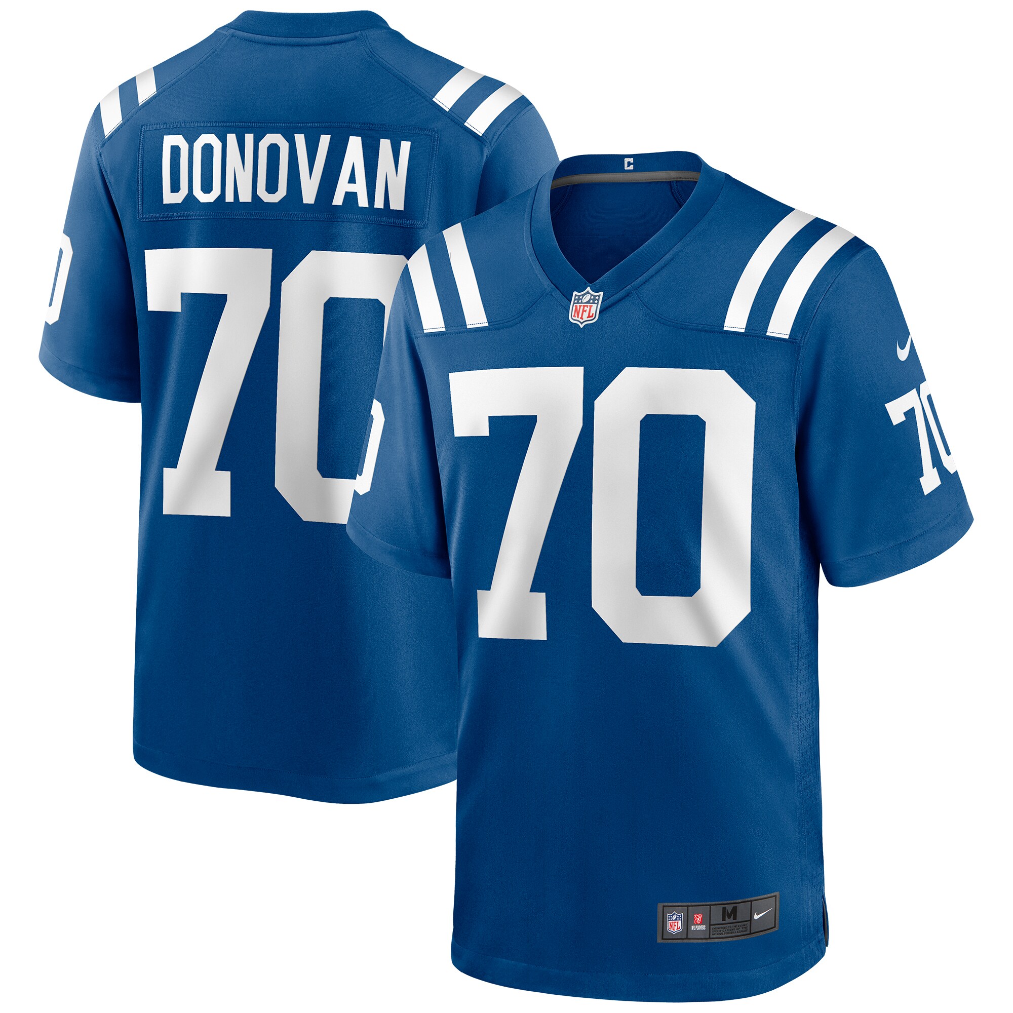 Indianapolis Colts Art Donovan Royal Game Retired Player NFL Jersey Men's
