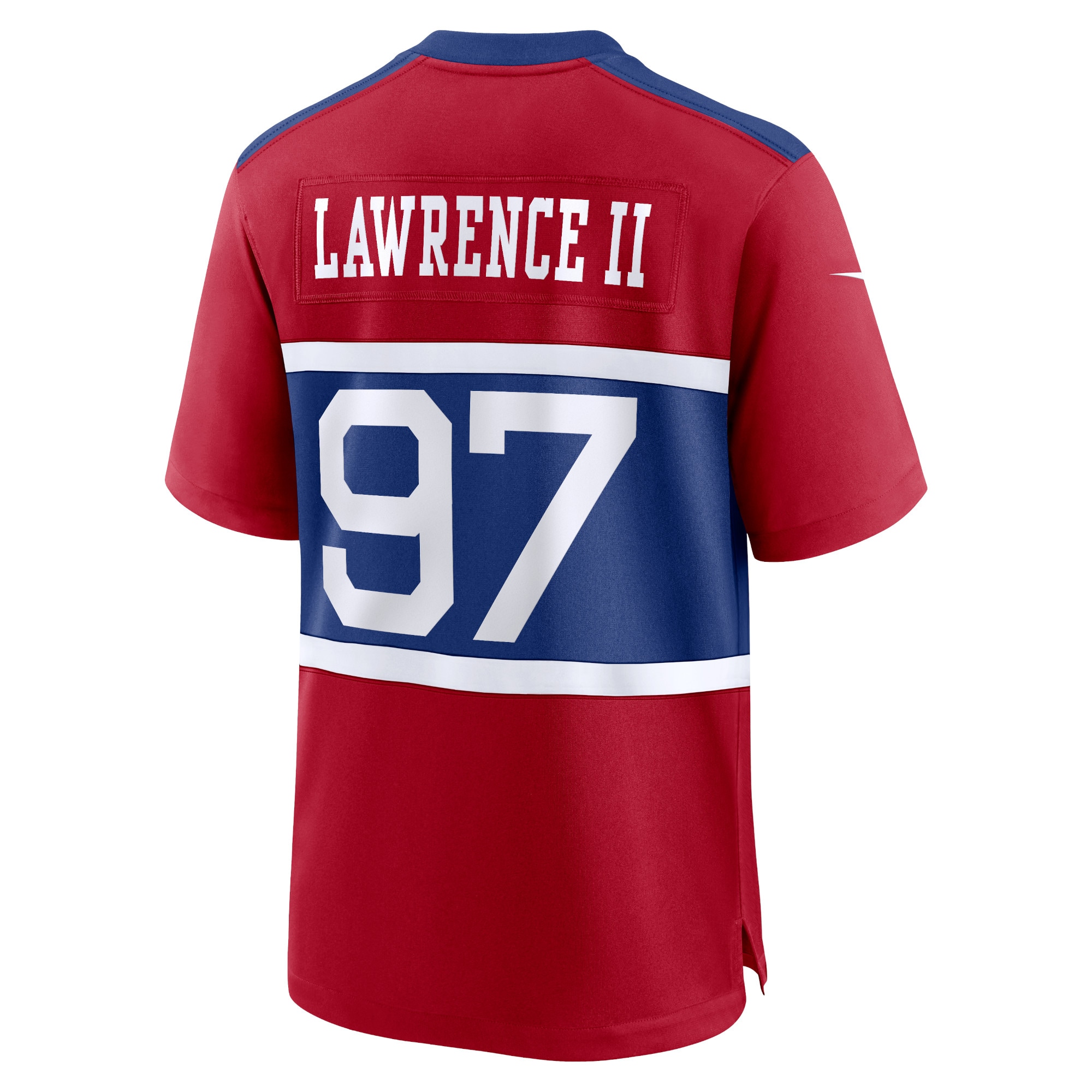 New York Giants Dexter Lawrence II Century Red Alternate Player Game NFL Jersey Men's