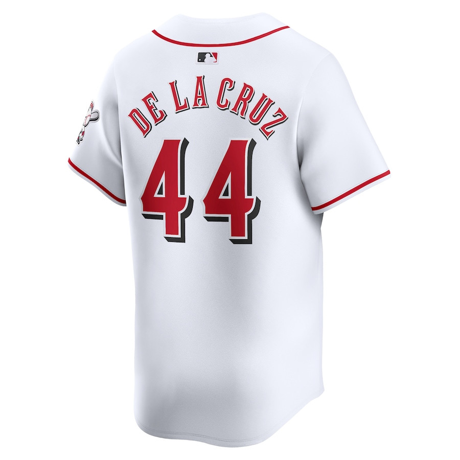 Elly De La Cruz 44 Cincinnati Reds Home Limited White MLB Jersey Youth