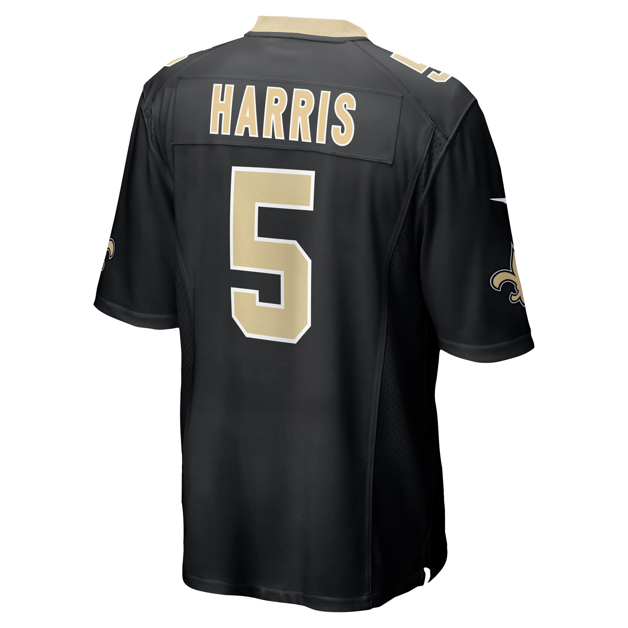 New Orleans Saints Will Harris Black Game NFL Jersey Men's