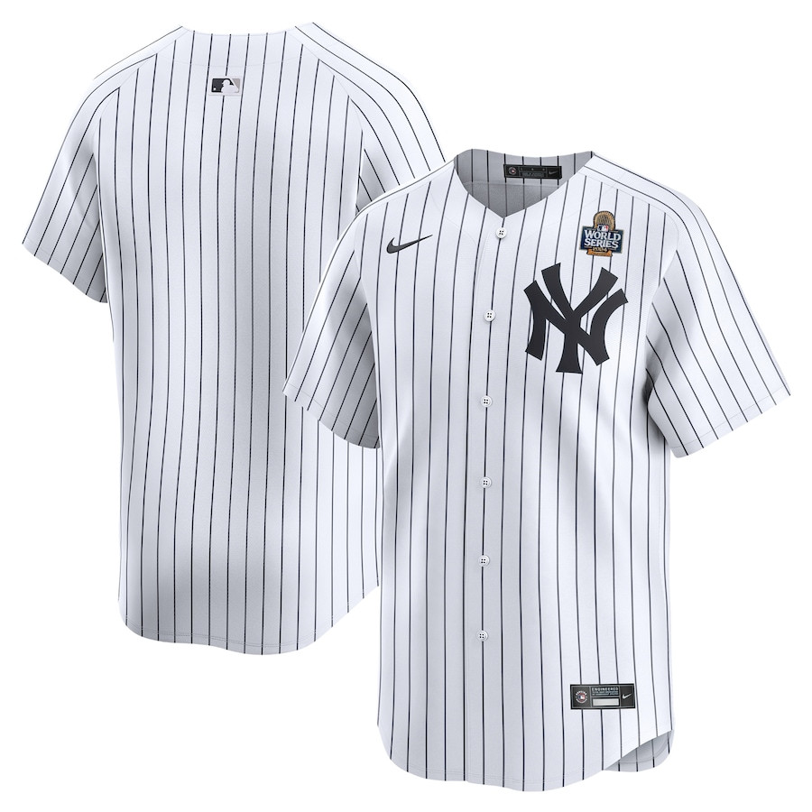 New York Yankees 2024 World Series Home Limited White MLB Jersey Men's