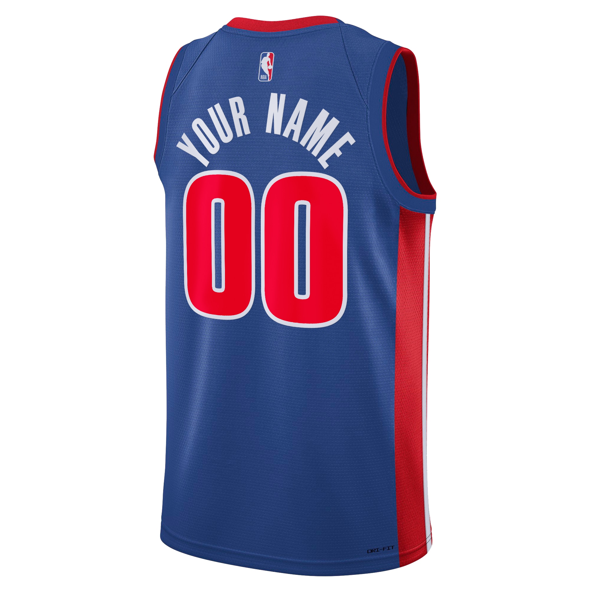 Detroit Pistons Icon Swingman Custom NBA Jersey Youth