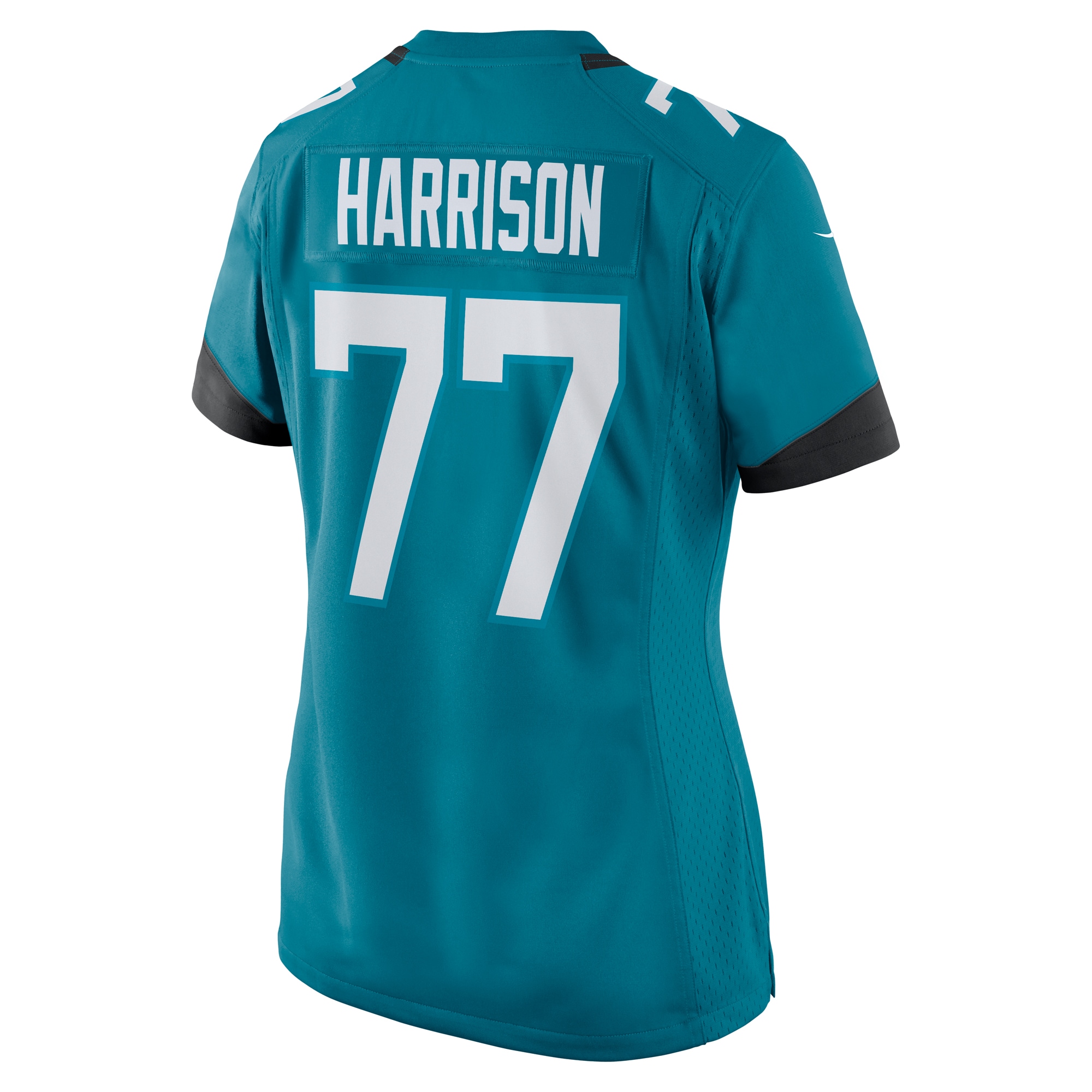Jacksonville Jaguars Anton Harrison Teal Team Game NFL Jersey Women's