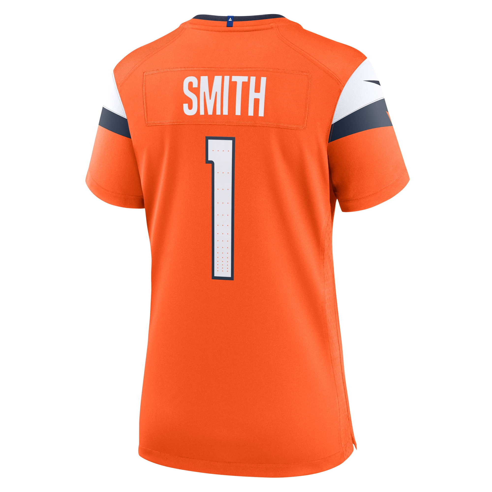 Denver Broncos Tremon Smith Orange Team Game NFL Jersey Women's