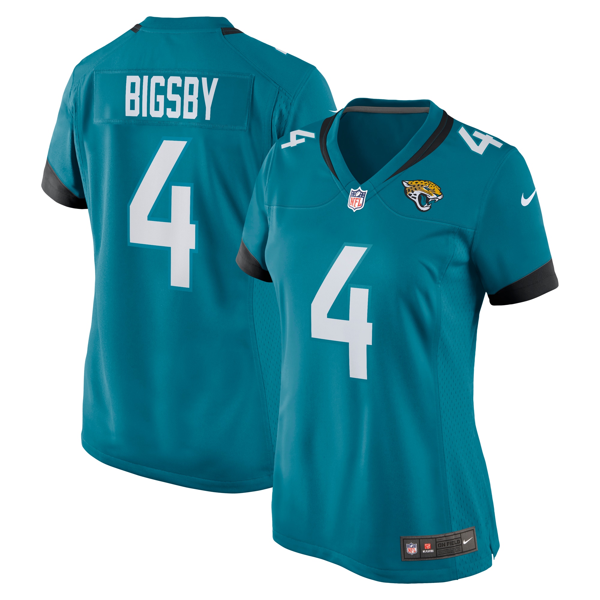 Jacksonville Jaguars Tank Bigsby Teal Game NFL Jersey Women's