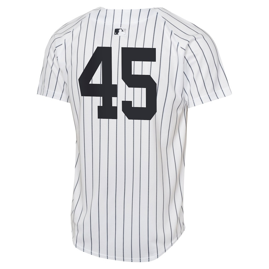 Gerrit Cole 45 New York Yankees Home Limited White MLB Jersey Youth