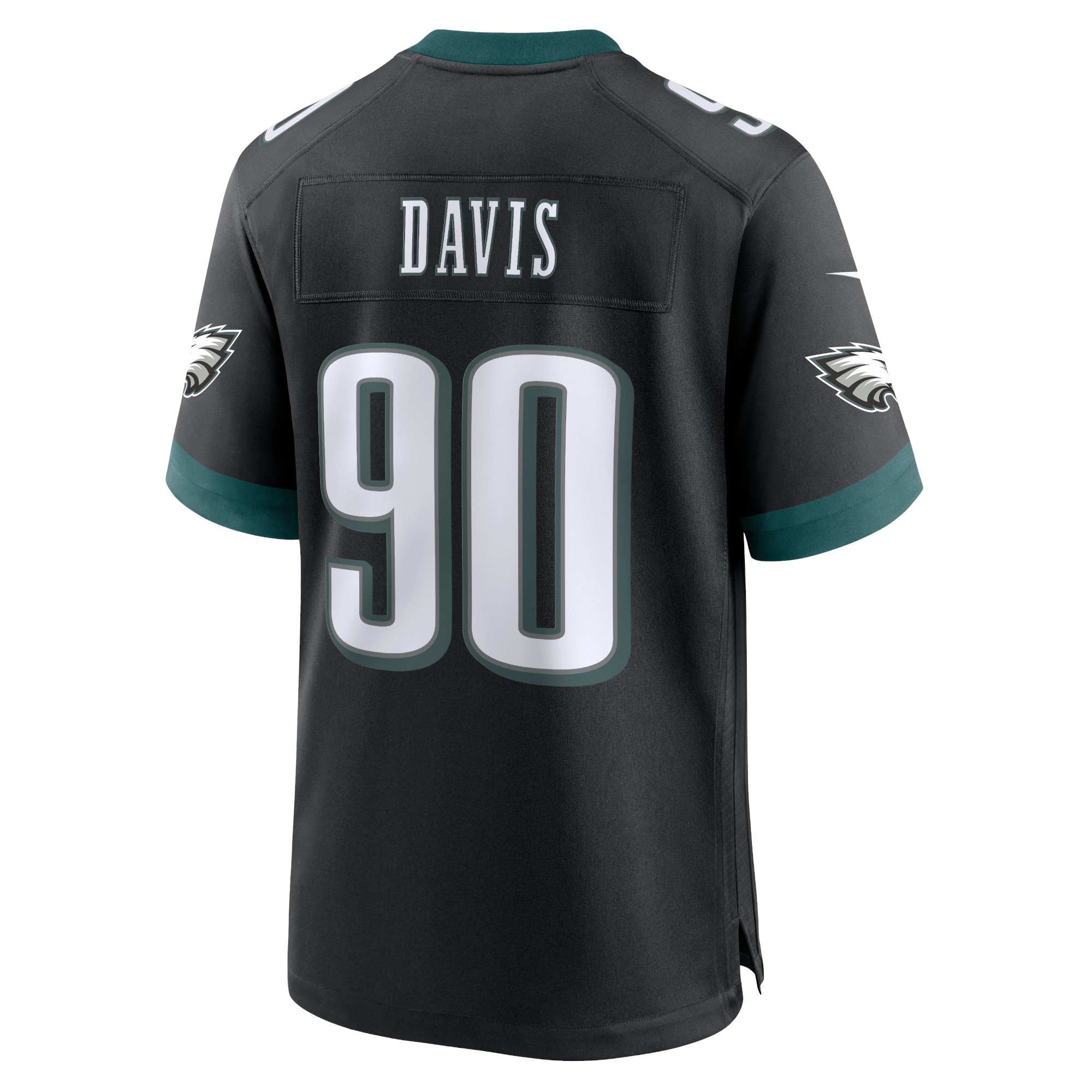 Philadelphia Eagles Davis Black Alternate Game NFL Jersey Men's