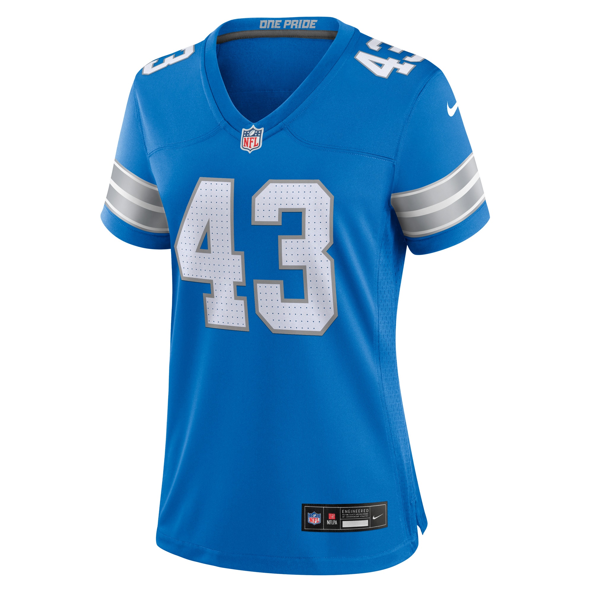 Detroit Lions James Turner Blue Game NFL Jersey Women's