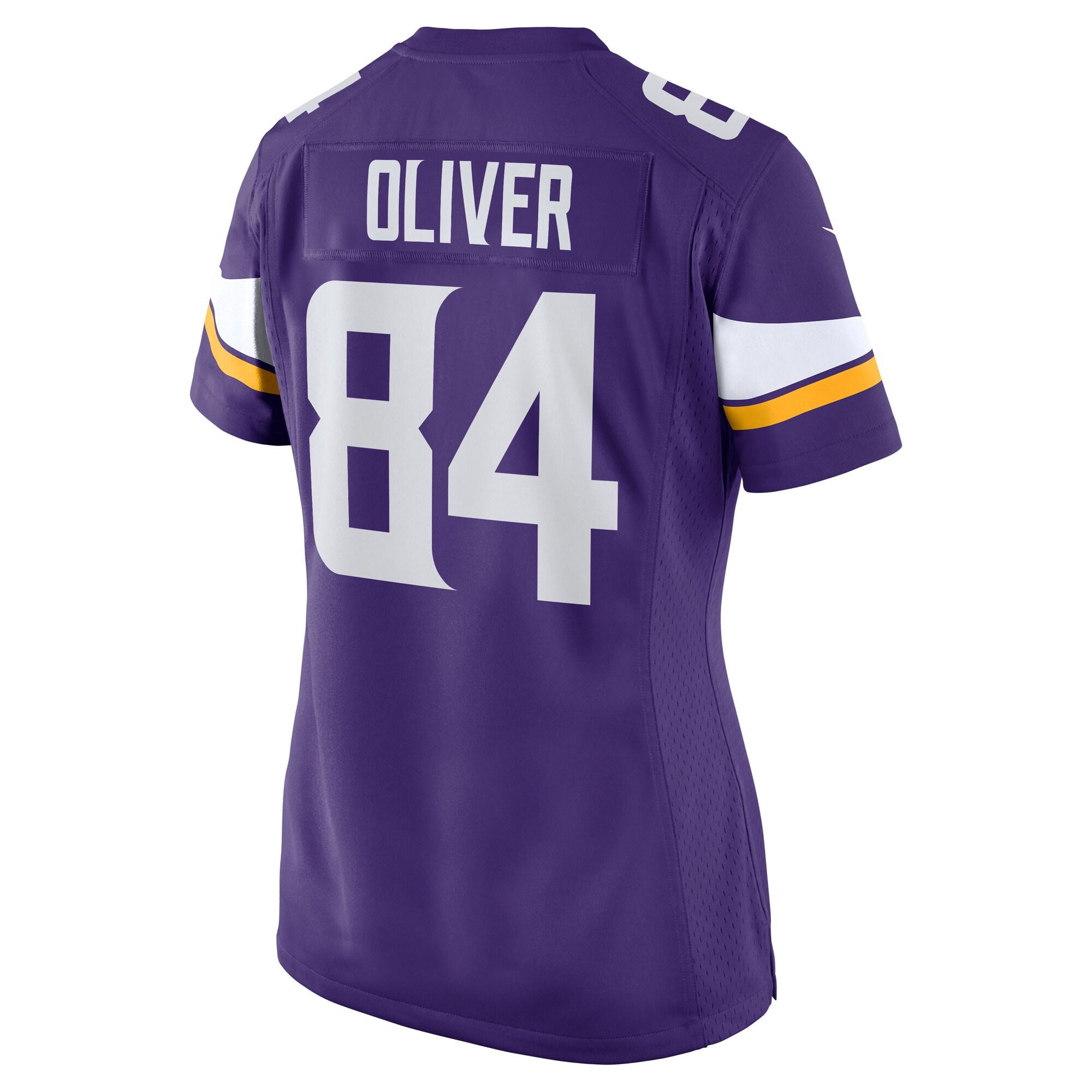 Minnesota Vikings Josh Oliver Purple Game Player NFL Jersey Women's