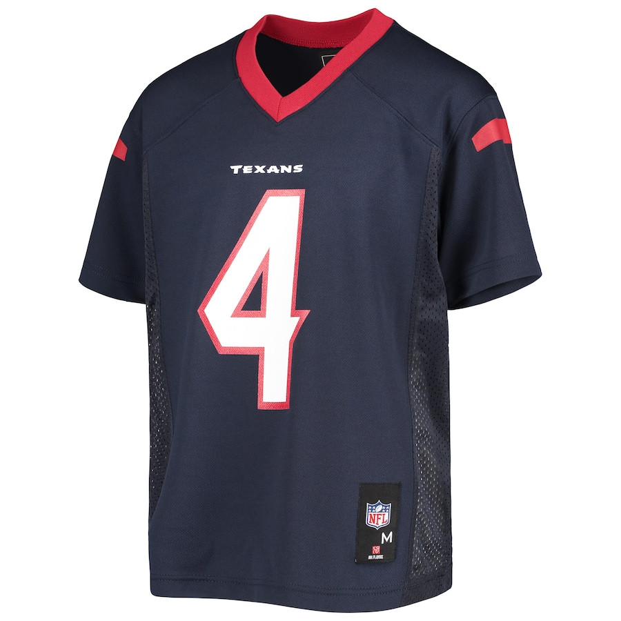Deshaun Watson 4 Houston Texans Navy NFL Jersey Youth