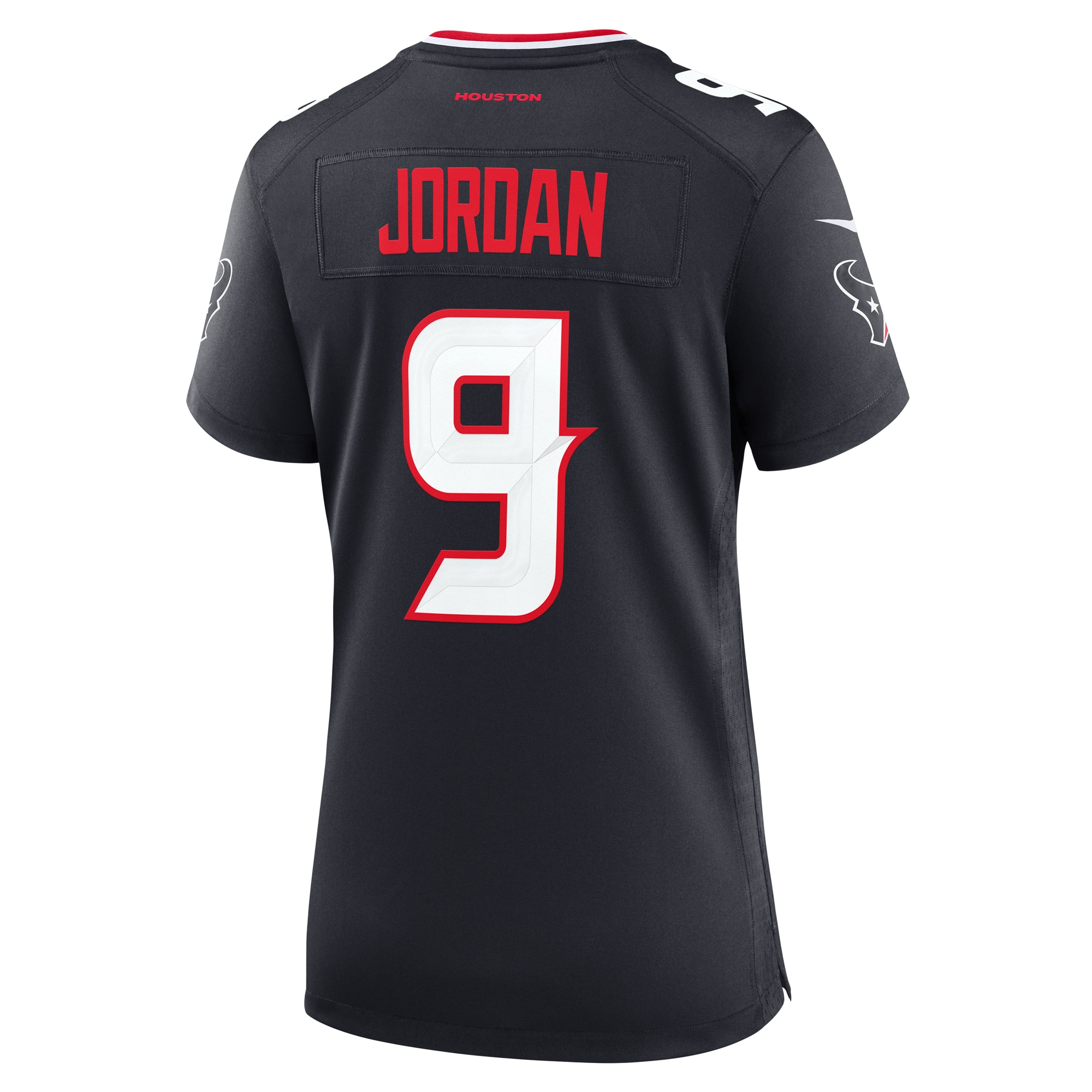 Houston Texans Brevin Jordan Navy Team Game NFL Jersey Women's