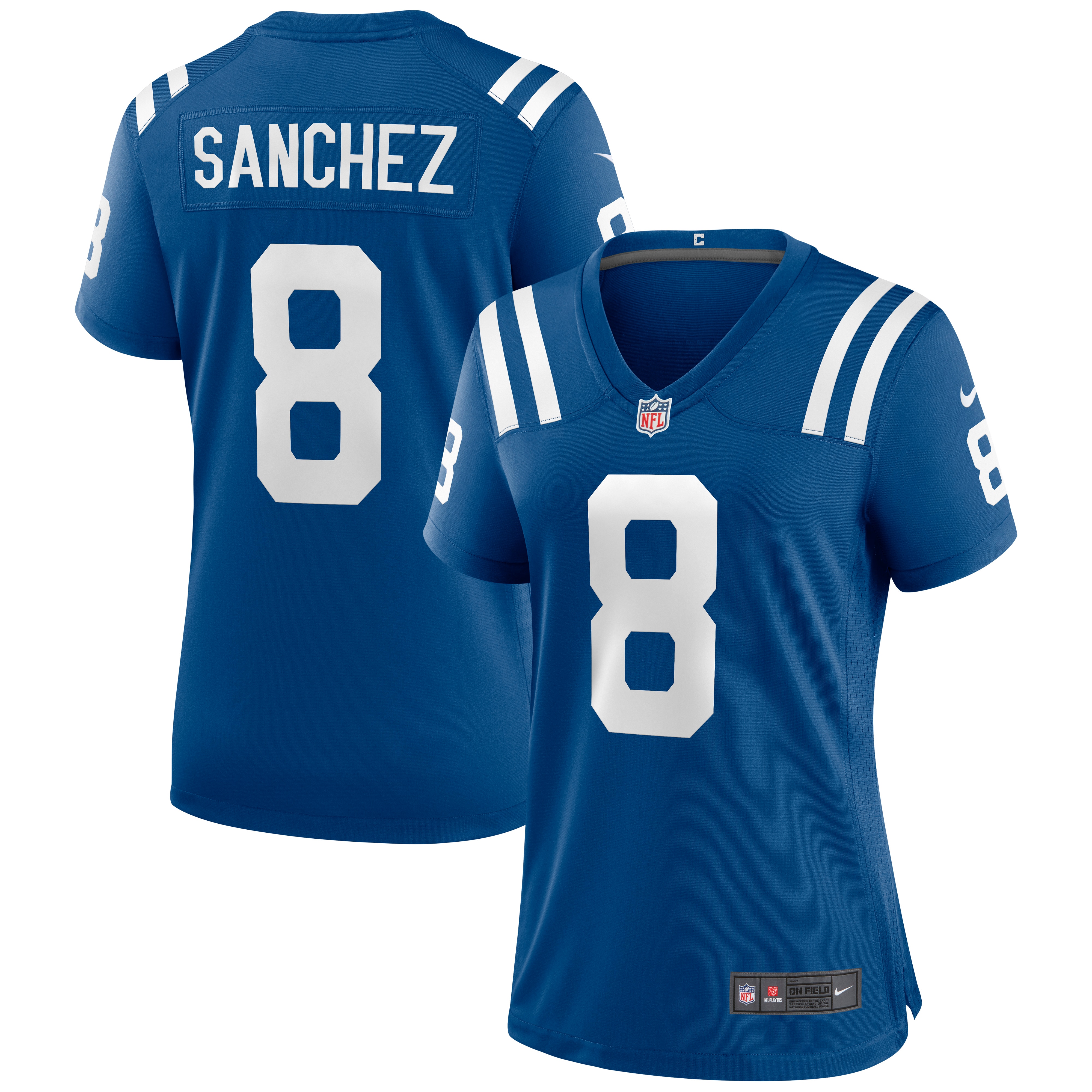 Indianapolis Colts Rigoberto Sanchez Royal Game NFL Jersey Women's