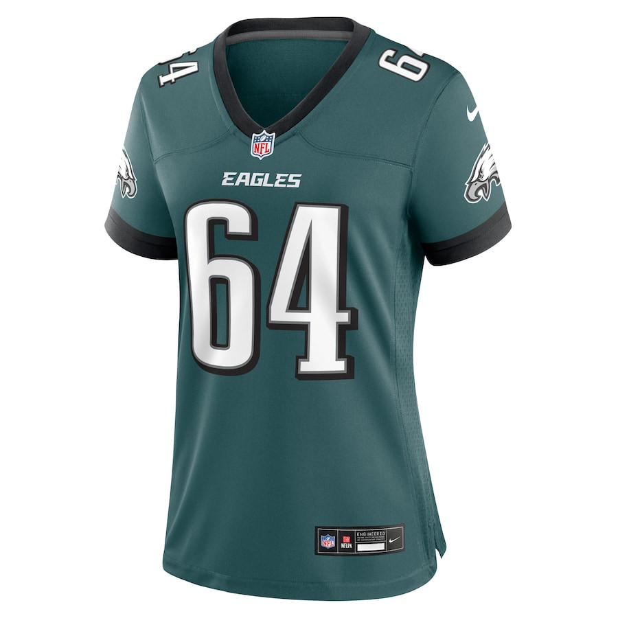 Brett Toth 64 Philadelphia Eagles Game Midnight Green NFL Jersey Women's