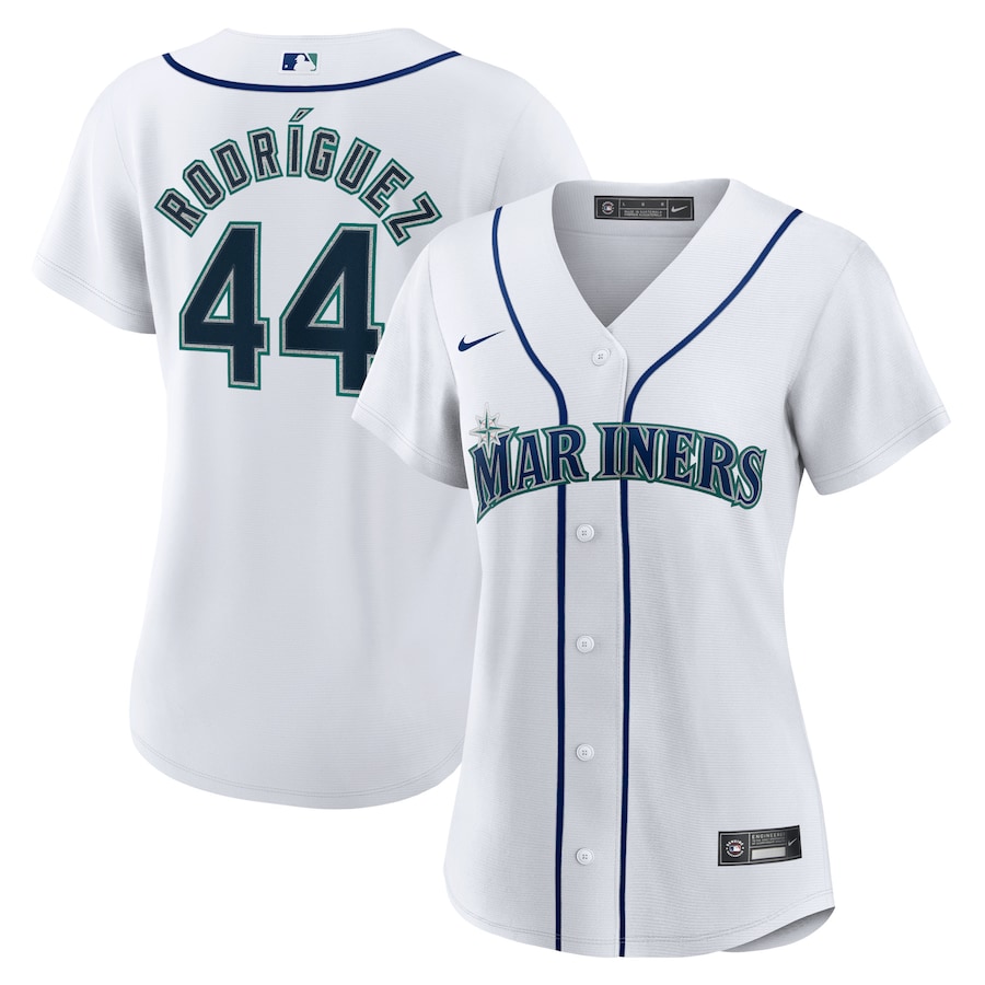 Julio Rodriguez Seattle Mariners Women's Home Player Jersey White