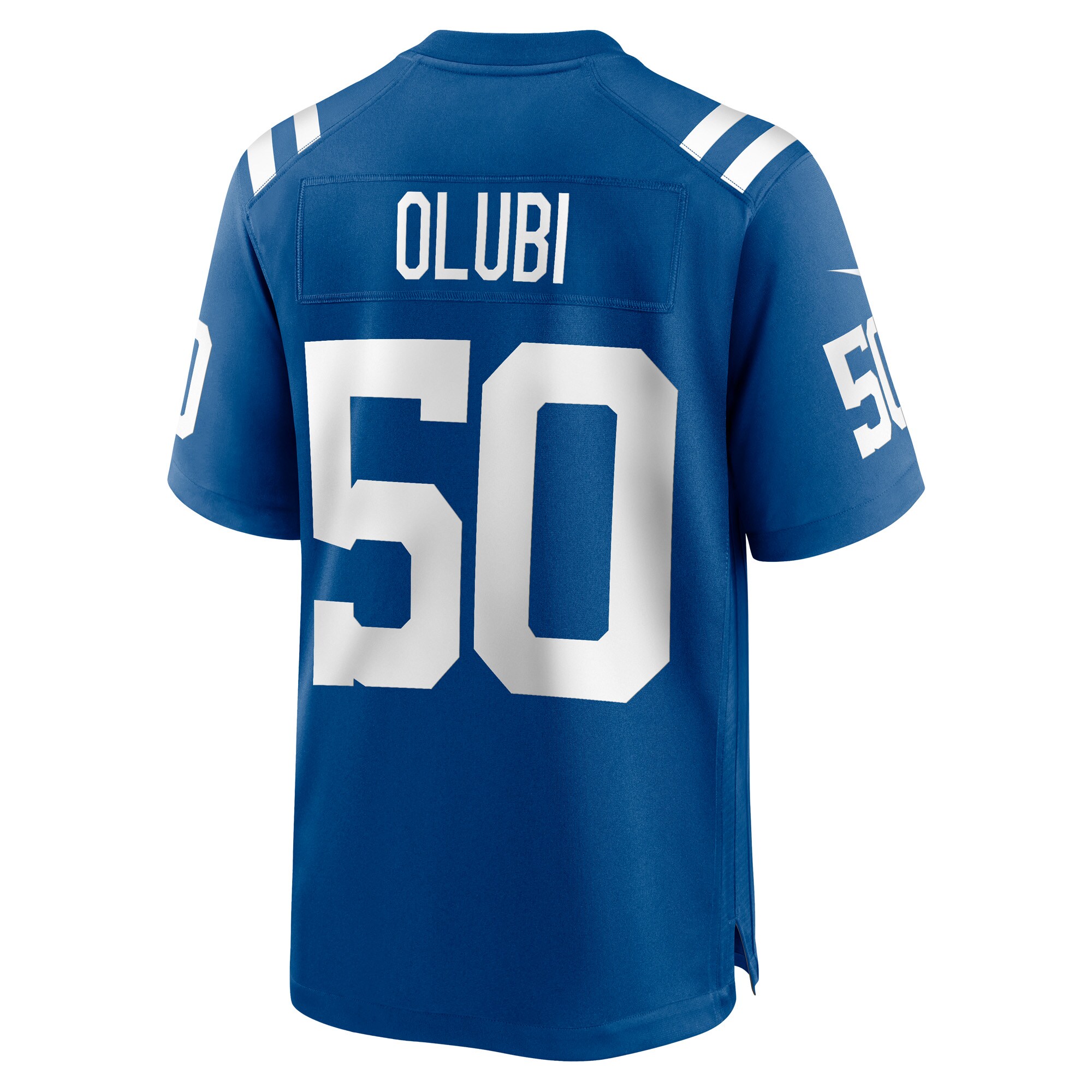 Indianapolis Colts Segun Olubi Royal Game Player NFL Jersey Men's