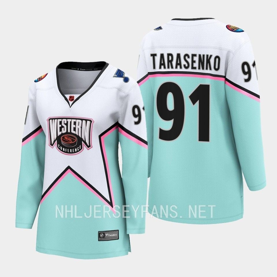 Vladimir Tarasenko 91 St. Louis Blues 2023 All Star Game White Equipment NHL Jersey Men's