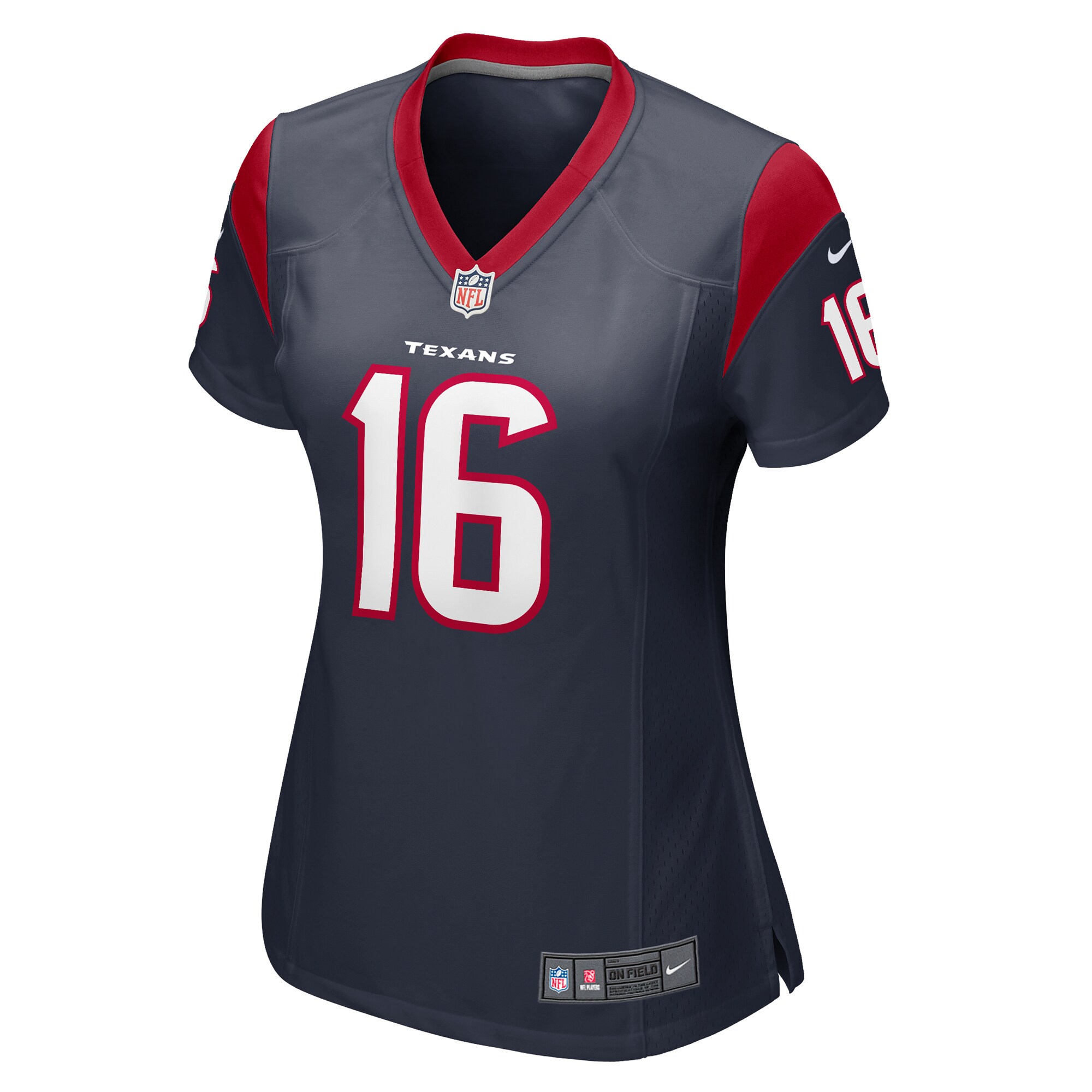 Houston Texans Ty Zentner Navy Team Game NFL Jersey Women's