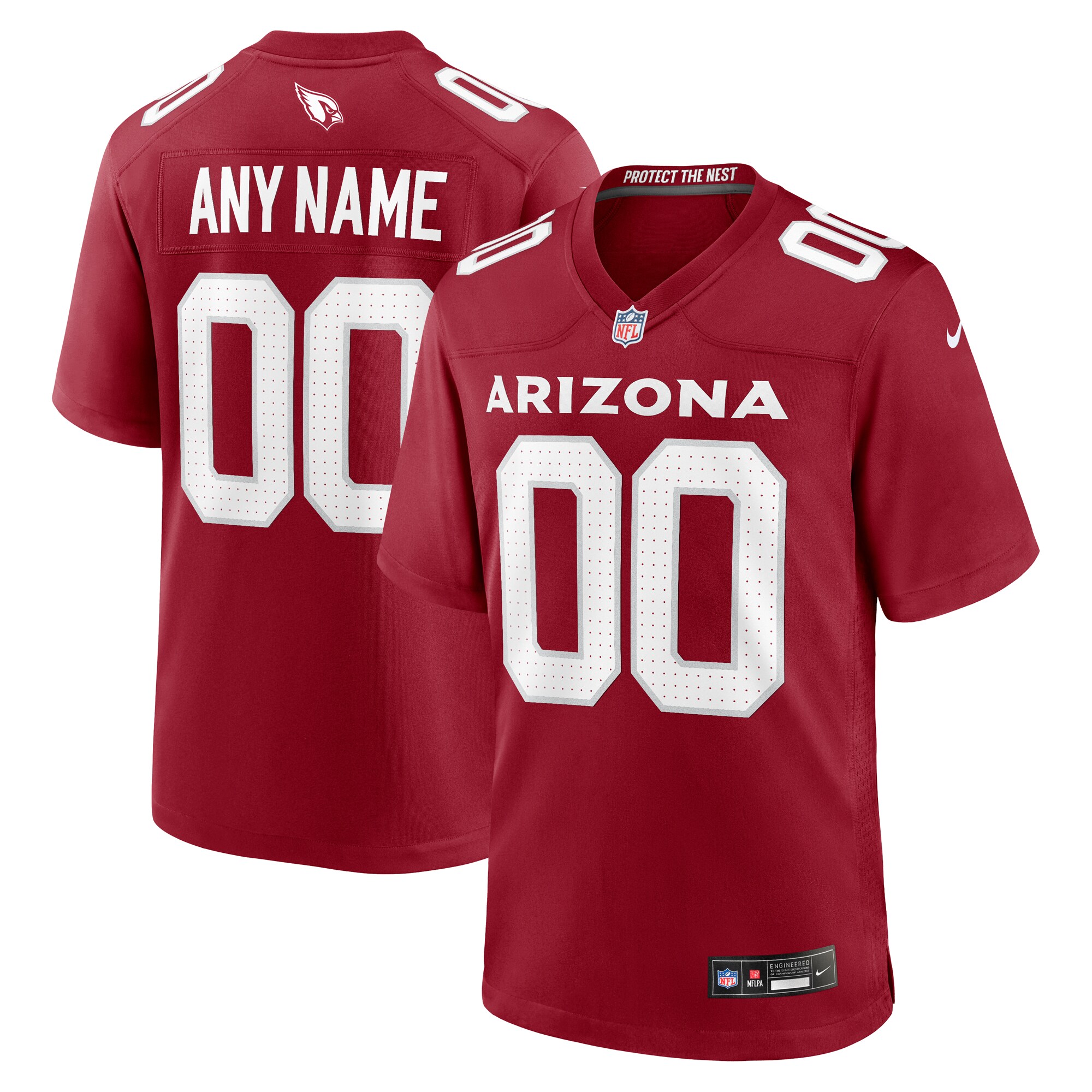 Arizona Cardinals Cardinal Custom Game NFL Jersey Men's