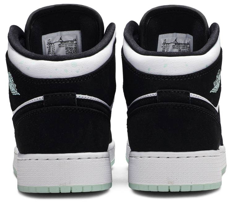 Air Jordan 1 Mid SE GS Glow in the Dark Panda BQ6931-103