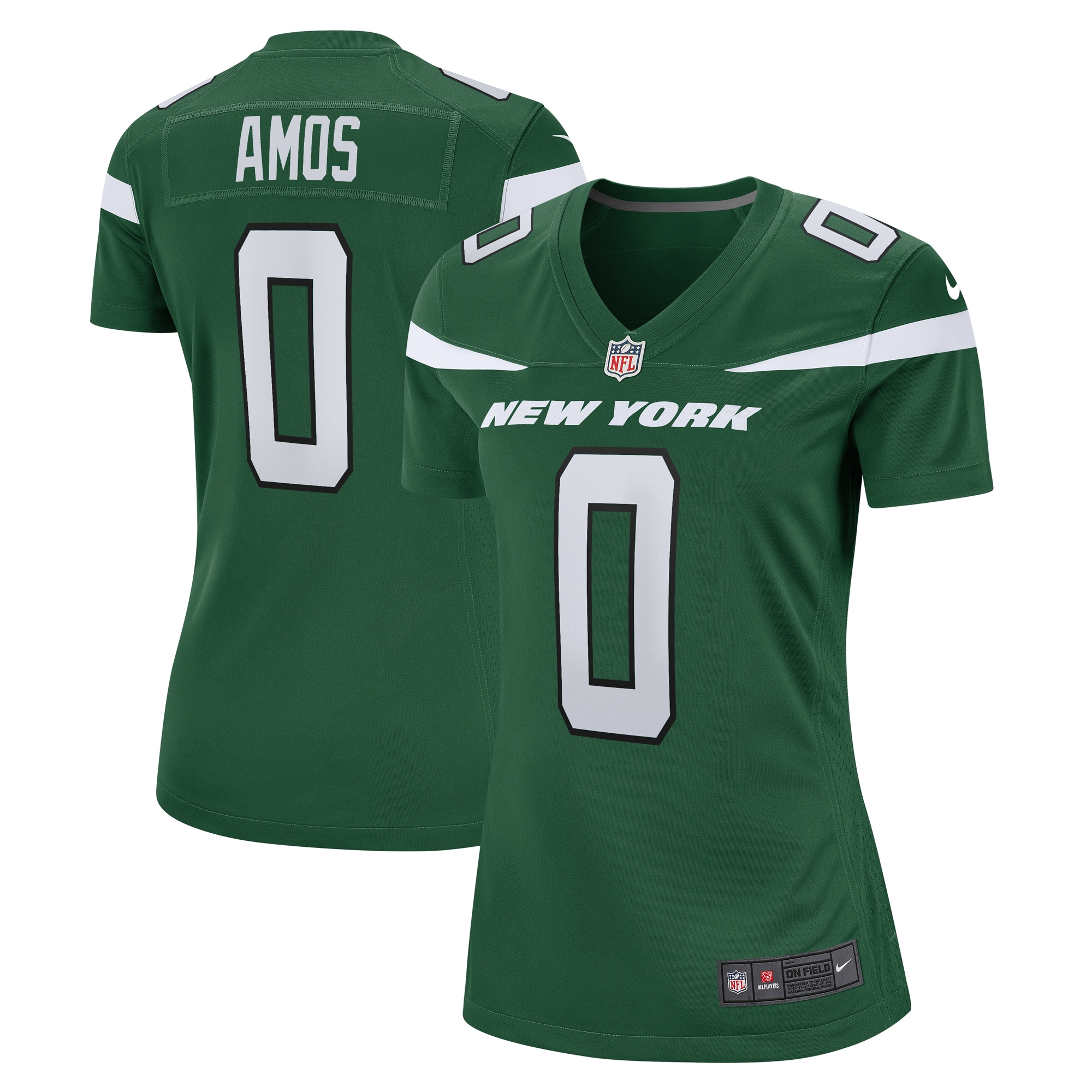New York Jets Adrian Amos Gotham Green Game NFL Jersey Women's