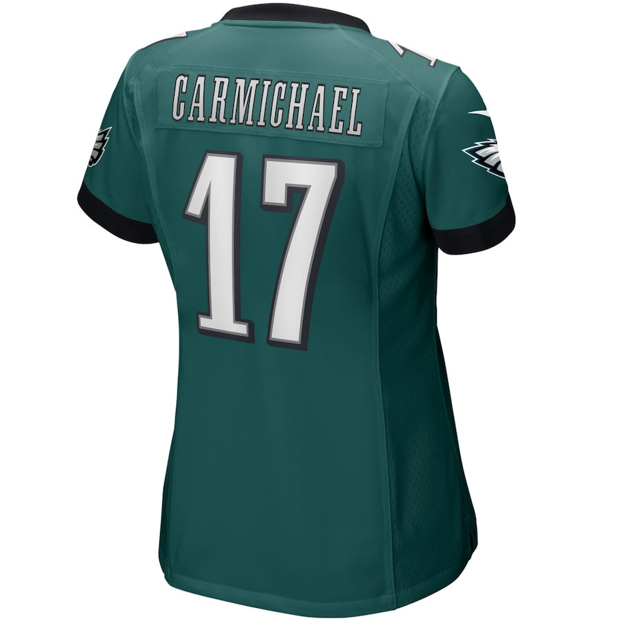 Harold Carmichael 17 Philadelphia Eagles Game Retired Midnight Green NFL Jersey Women's