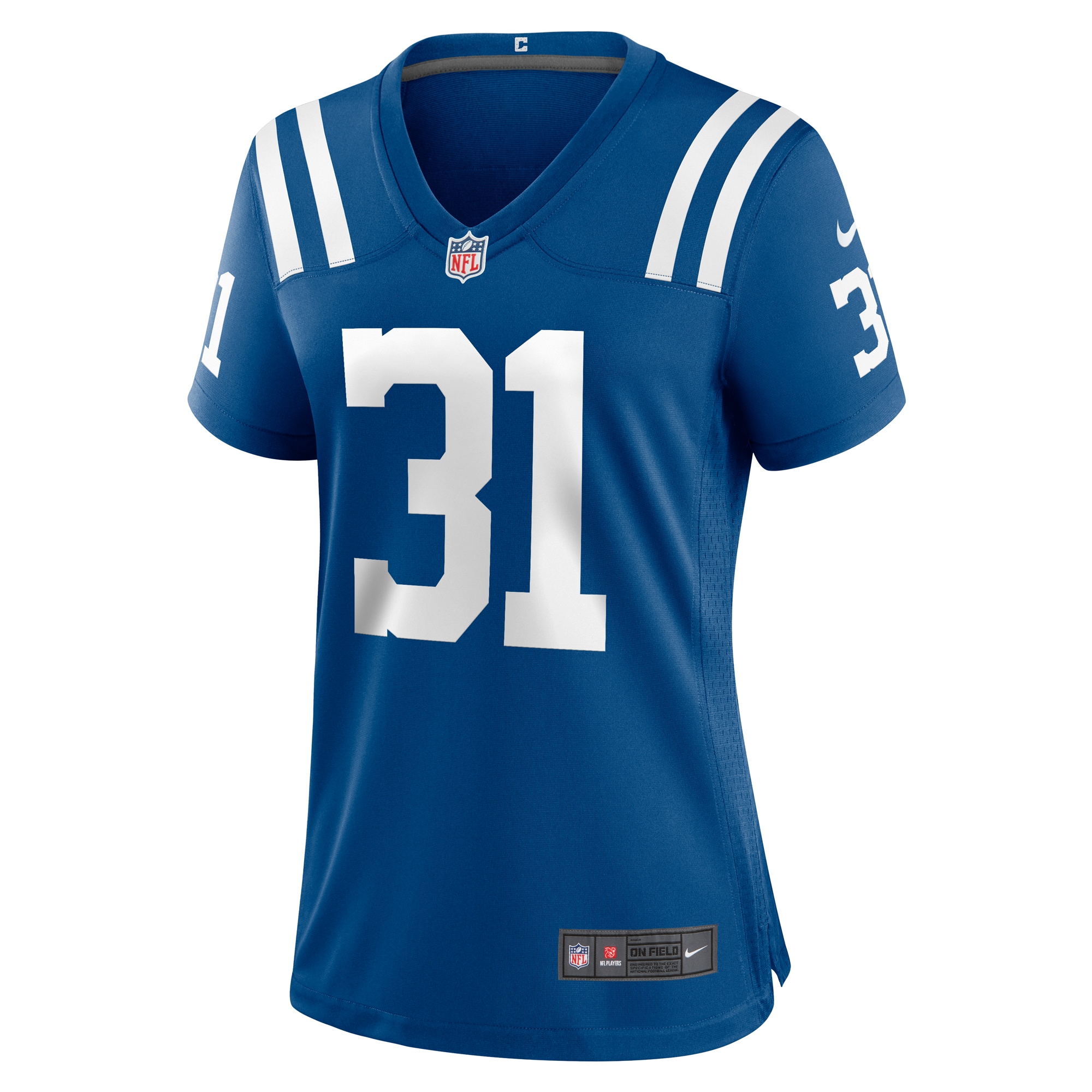 Indianapolis Colts Jason Huntley Royal Team Game NFL Jersey Women's