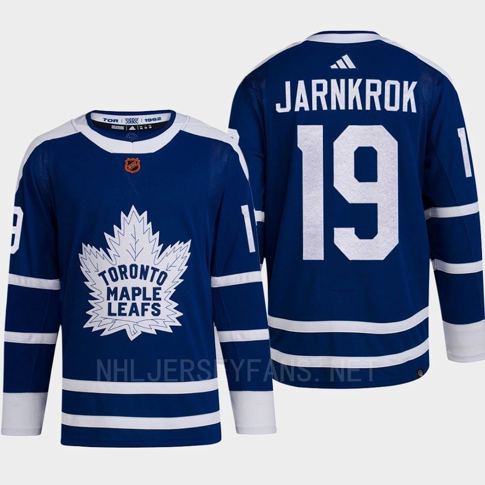 Toronto Maple Leafs 2022 Reverse Retro 2.0 Calle Jarnkrok 19 Blue Primegreen NHL Jersey Men's