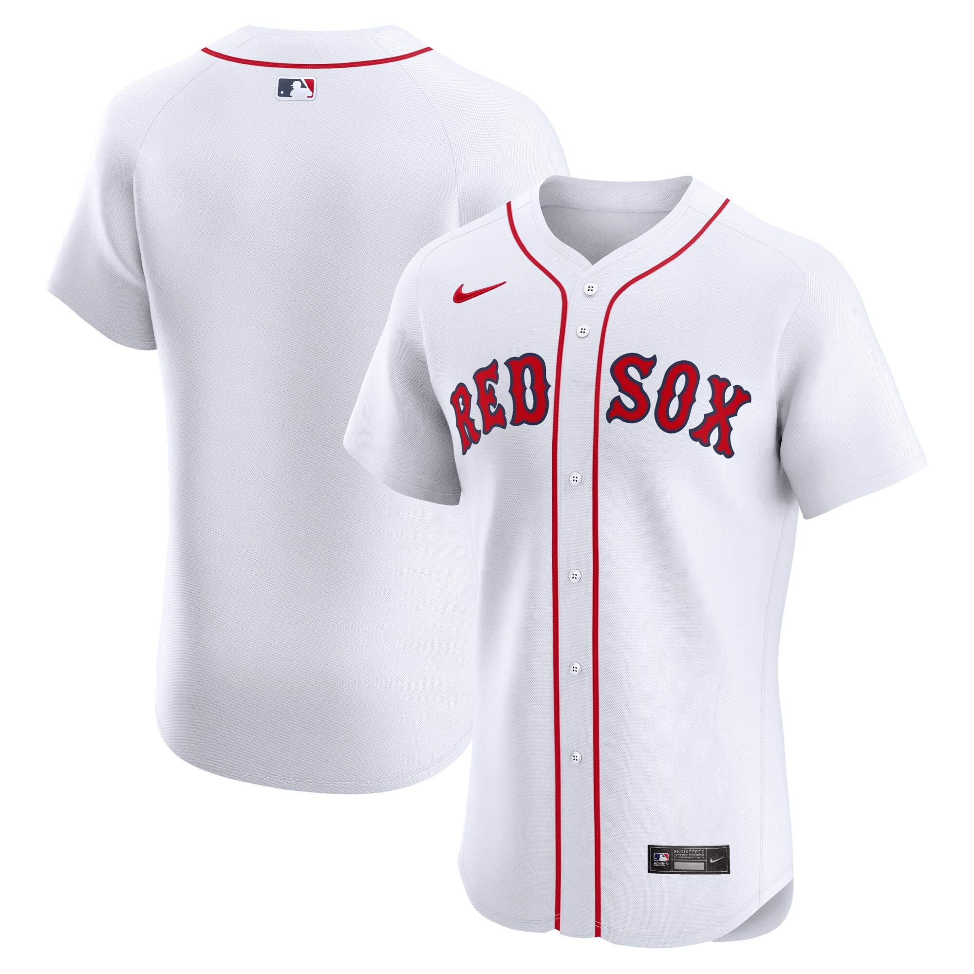 Boston Red Sox White Home Elite MLB Jersey Men's