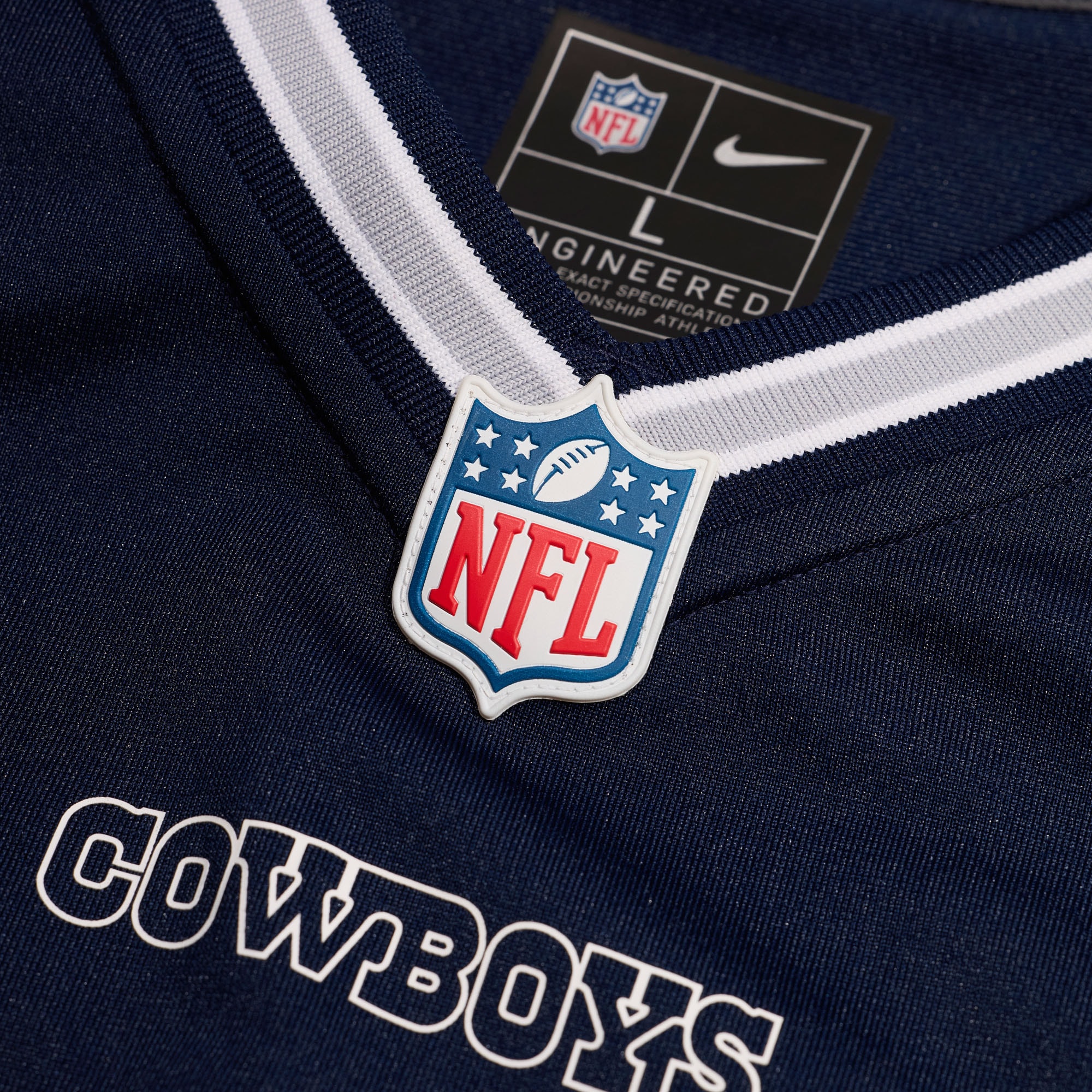 Dallas Cowboys Tyler Guyton Navy Player Game NFL Jersey Men's