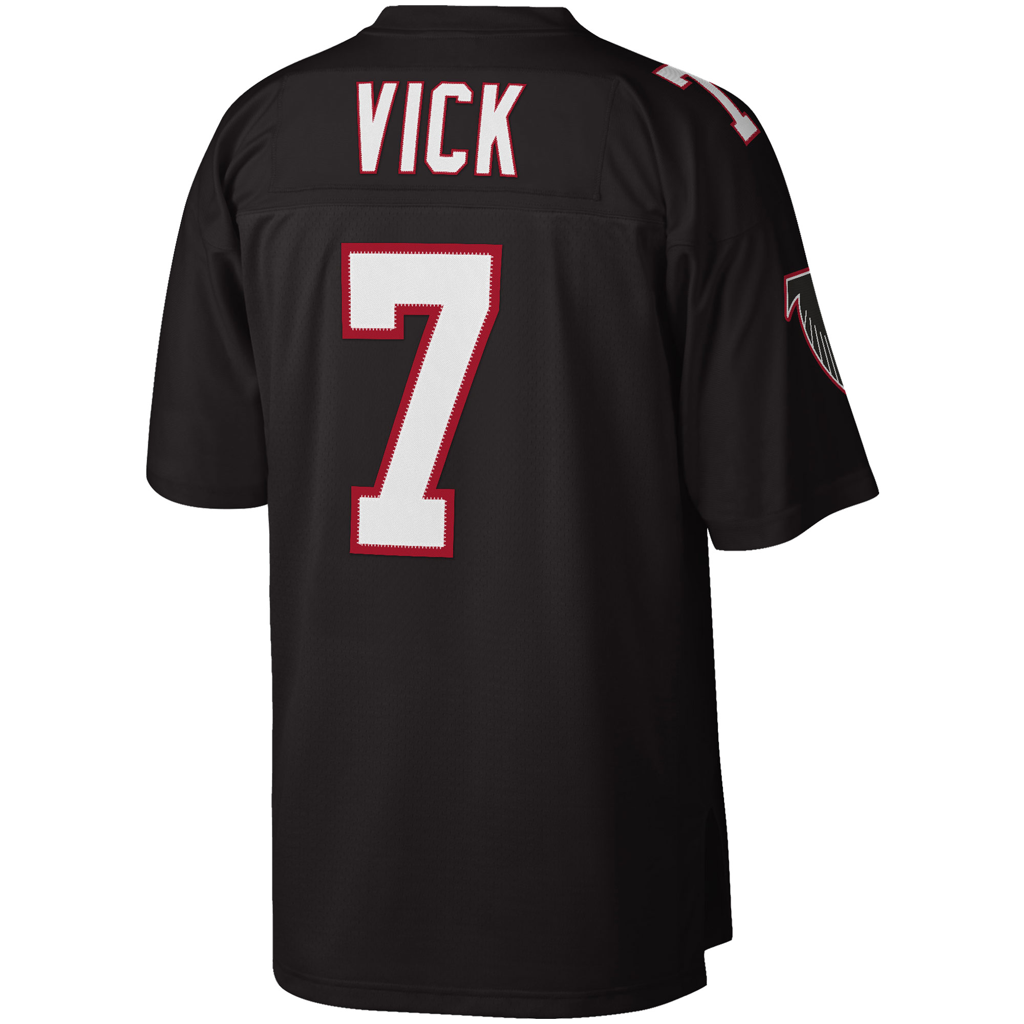 Atlanta Falcons Michael Vick Mitchell Ness Black Big Tall 2002 Retired Player NFL Jersey Men's