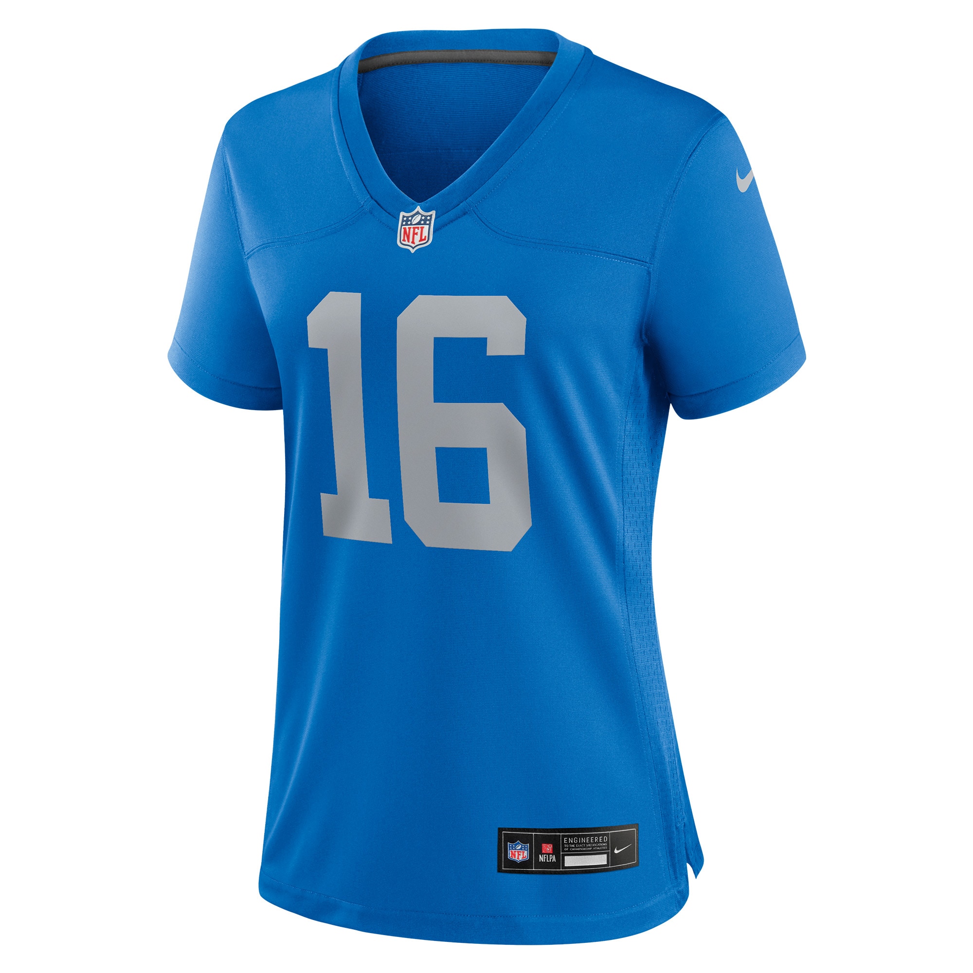 Detroit Lions Jared Goff Blue Alternate Game NFL Jersey Women's
