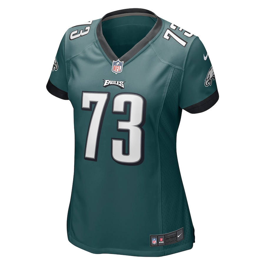 Le'Raven Clark 73 Philadelphia Eagles Game Midnight Green NFL Jersey Women's