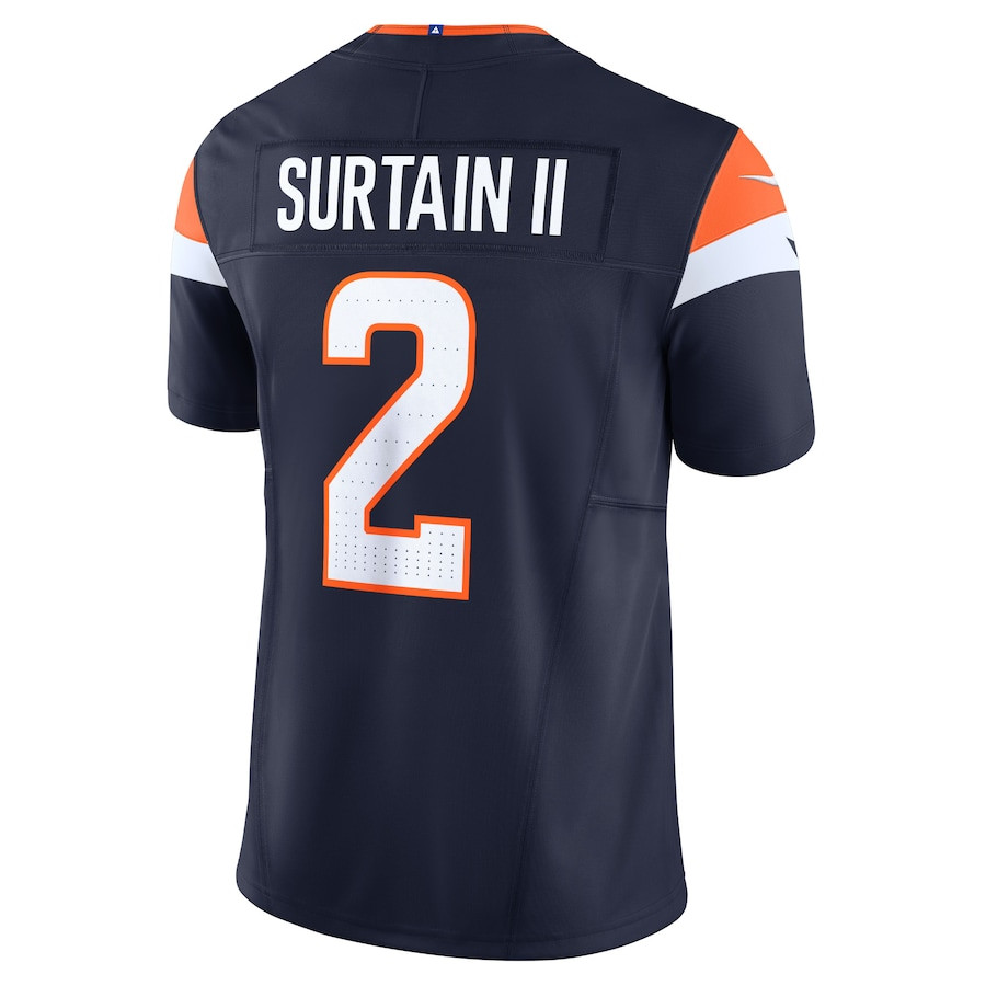 Patrick Surtain II 2 Denver Broncos Alternate Vapor F.U.S.E. Limited Navy NFL Jersey Men's