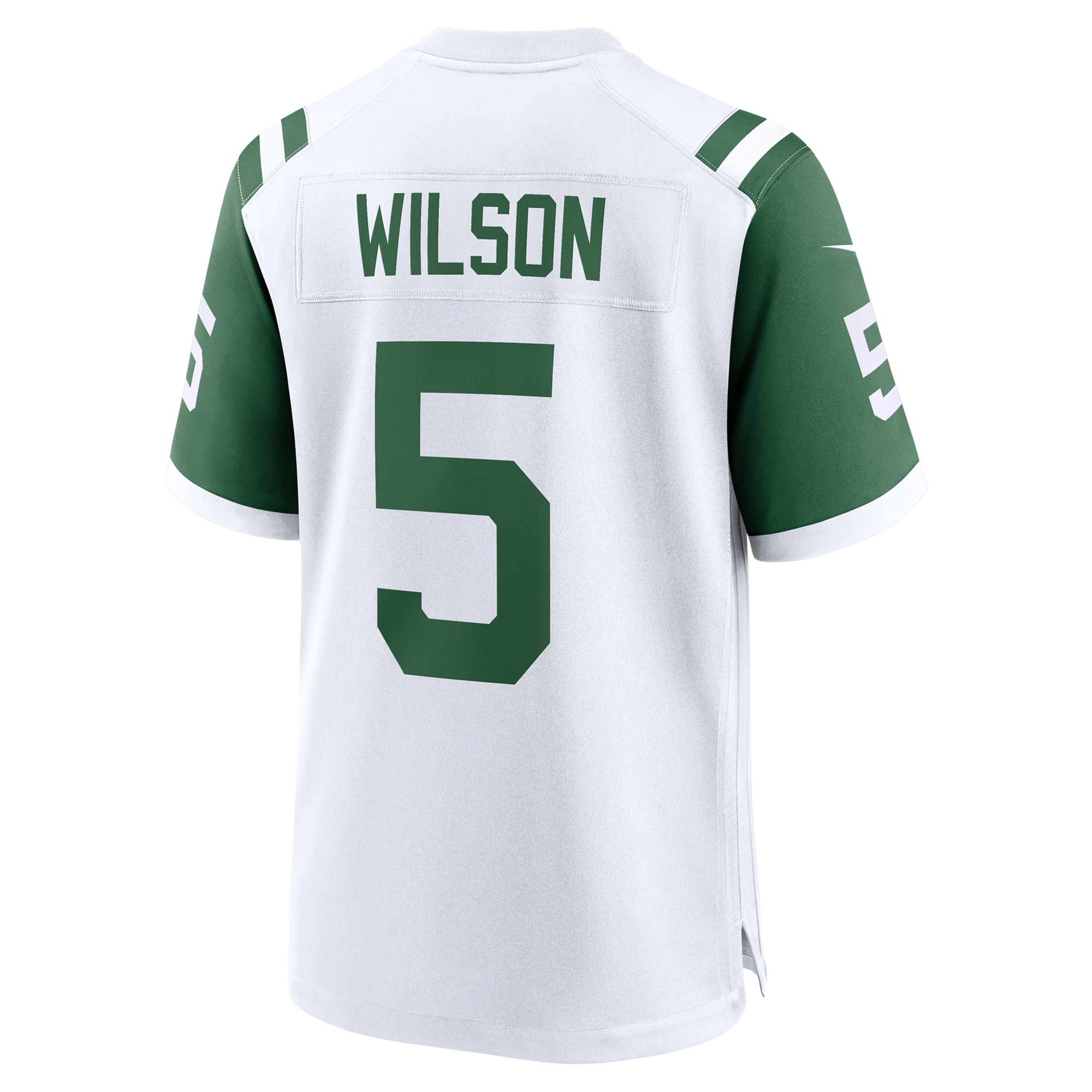 New York Jets Garrett Wilson White Classic Alternate Game NFL Jersey Men's