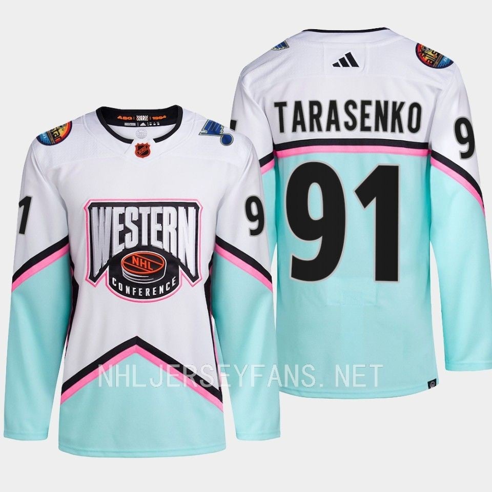 Vladimir Tarasenko 91 St. Louis Blues 2023 All Star Game White Equipment NHL Jersey Men's